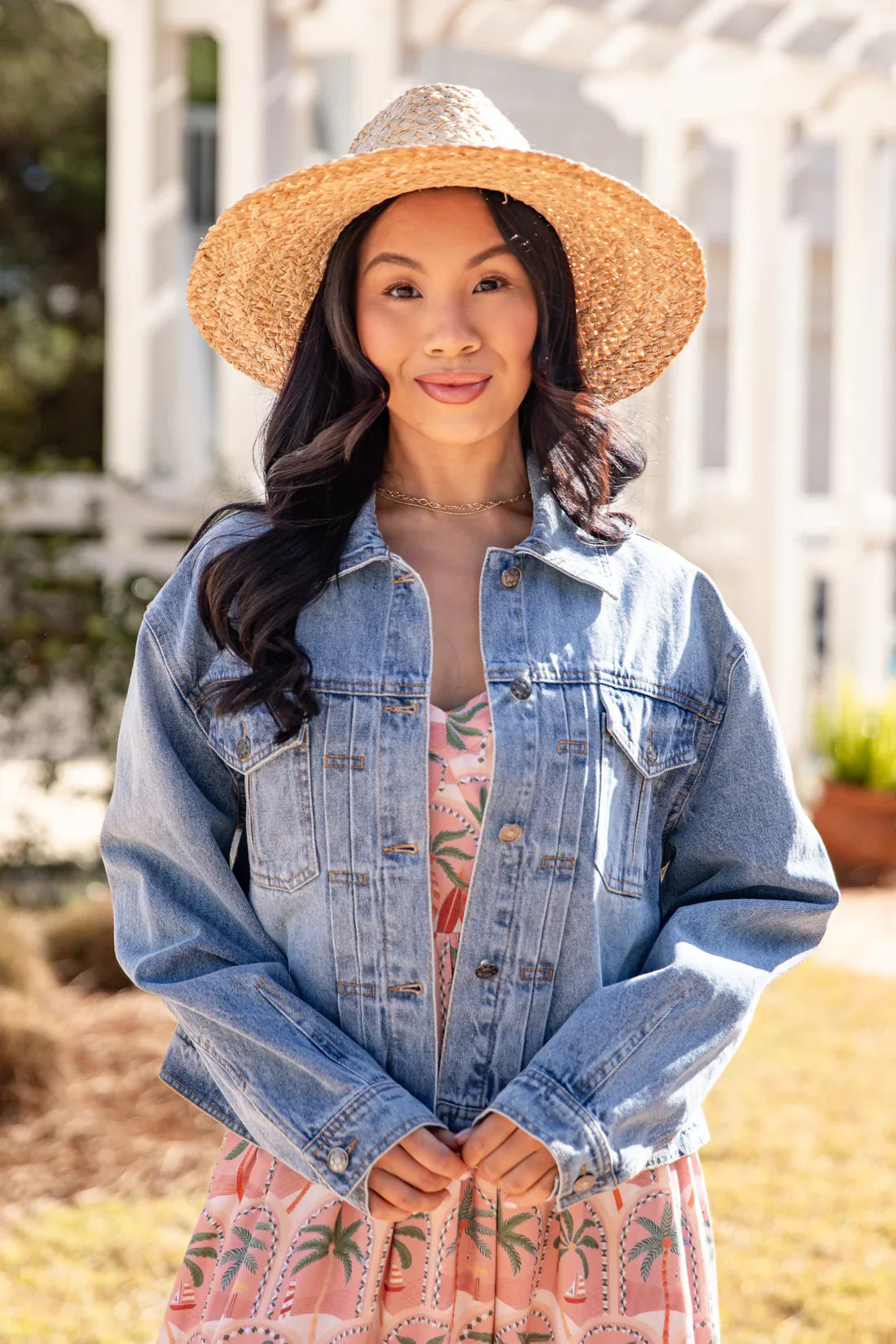oversized jean jacket dress Best Oversized Jean Jacket Makes a Summer Dress Work for Fall