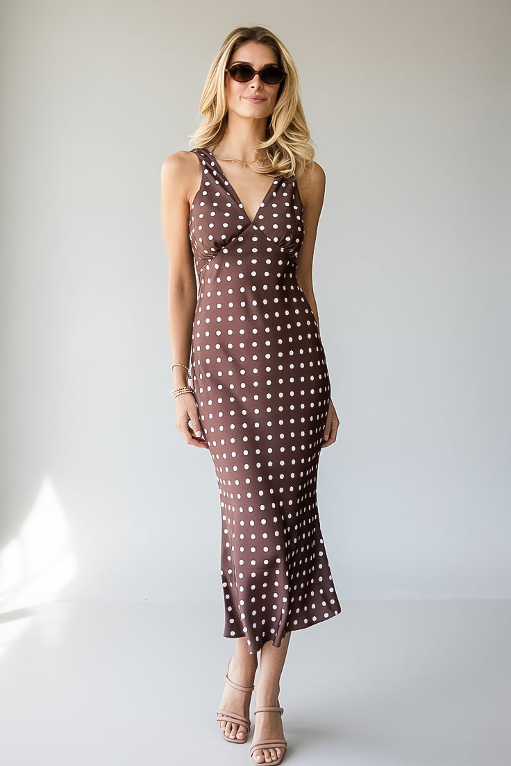 polka dot ladies dresses Ilona Twist Front Mini Dress Ilona Polka Dot Twist Front
