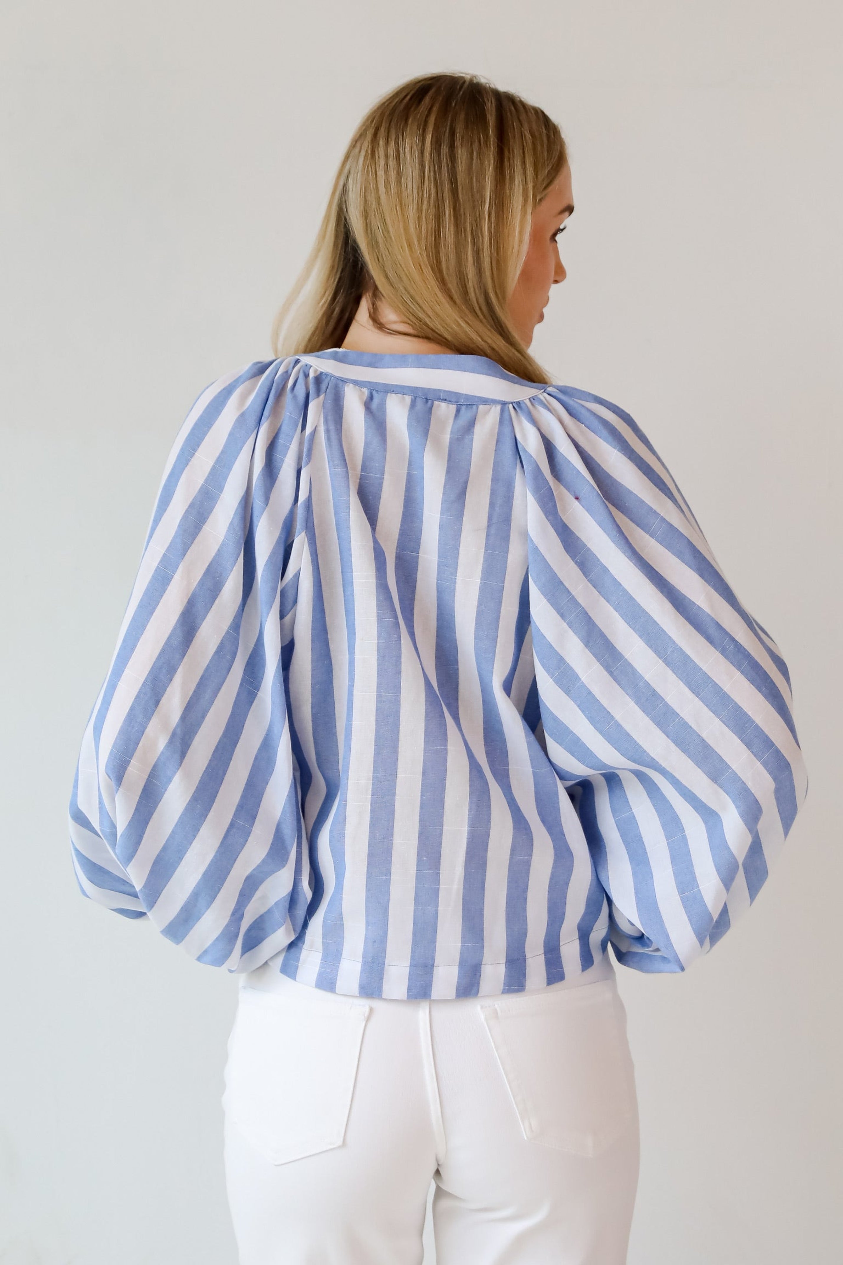 Impressively Sweet Striped Blouse