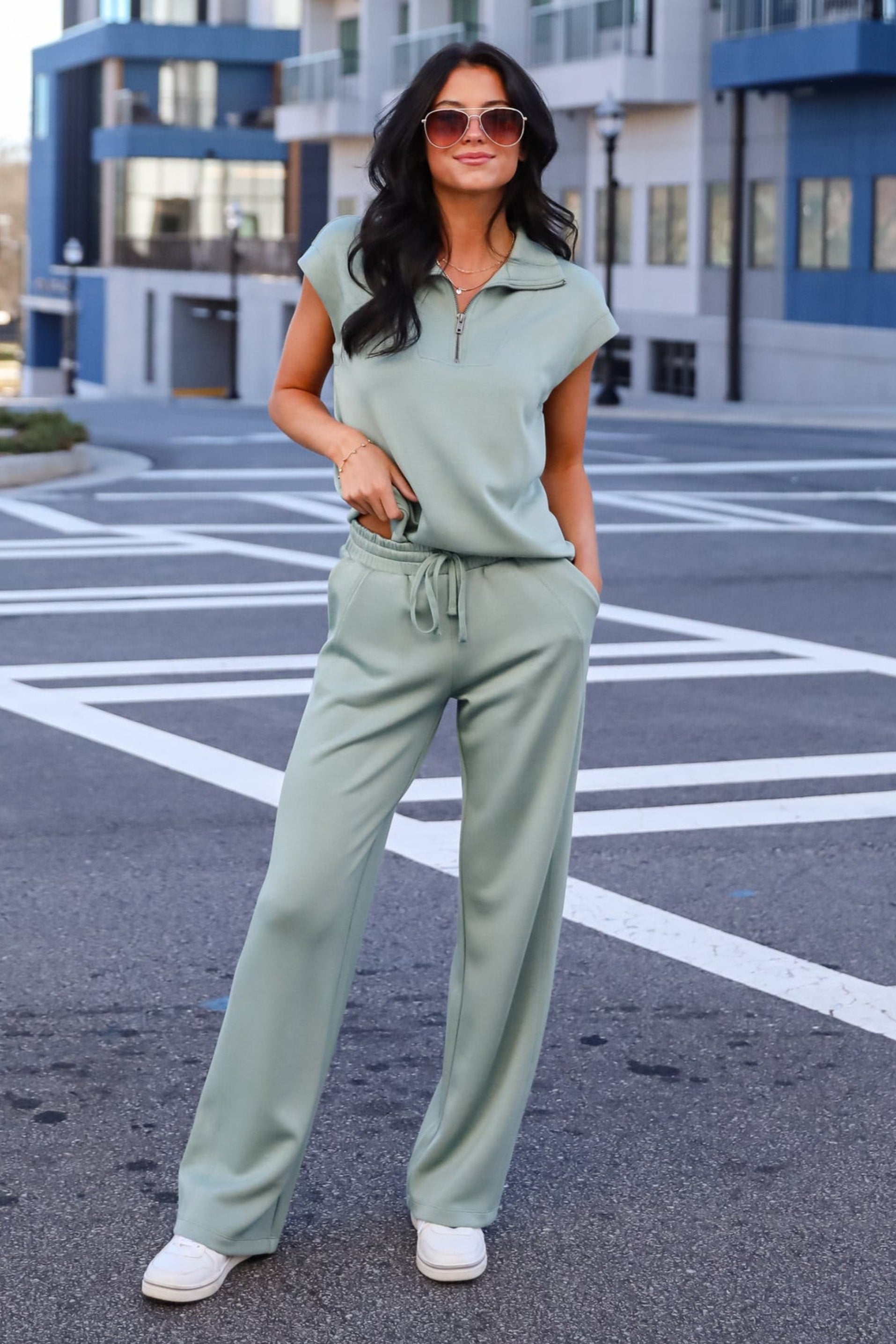 Easy Does It Quarter Zip Top