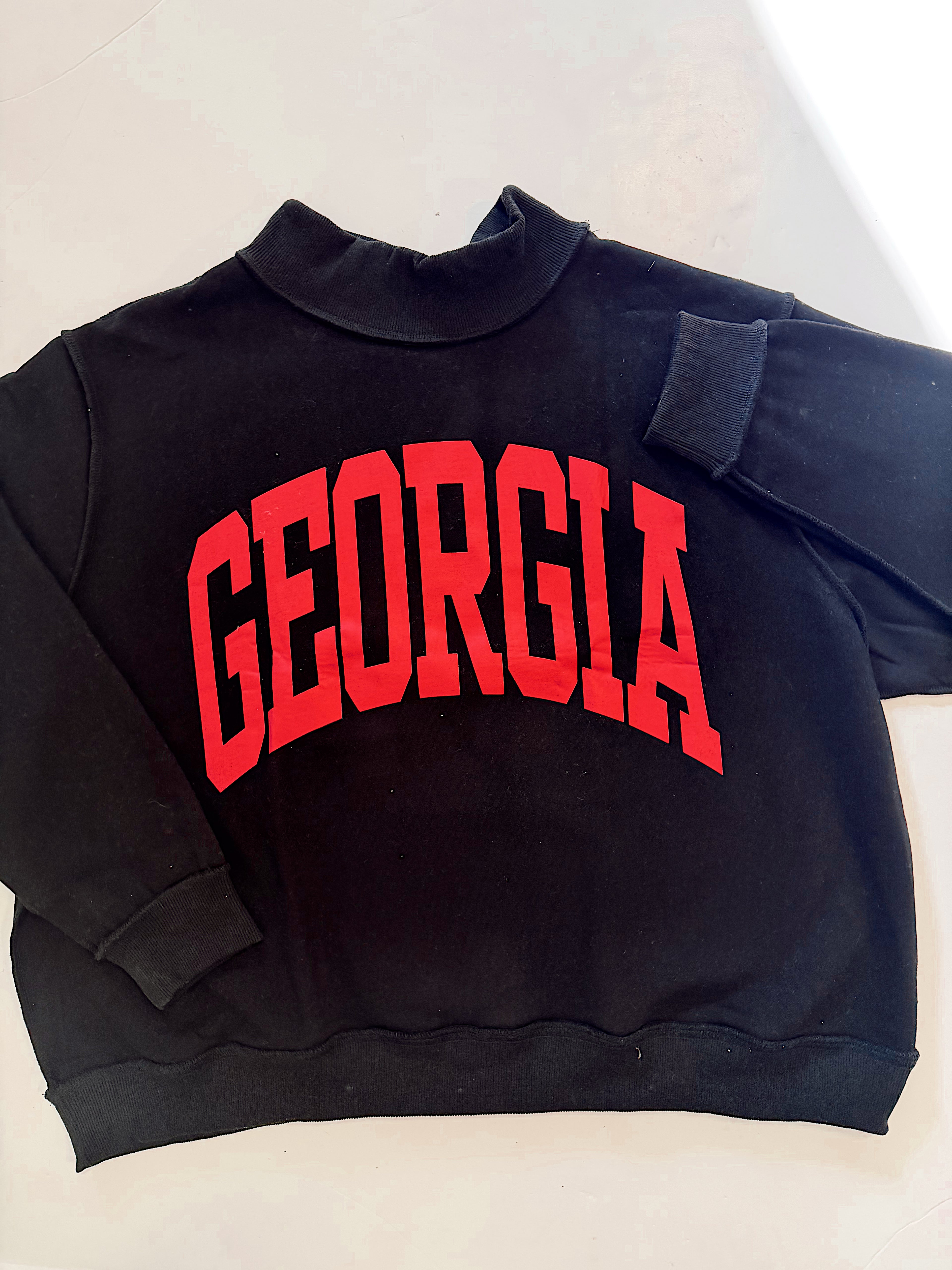 Georgia Reversible Mockneck Sweatshirt