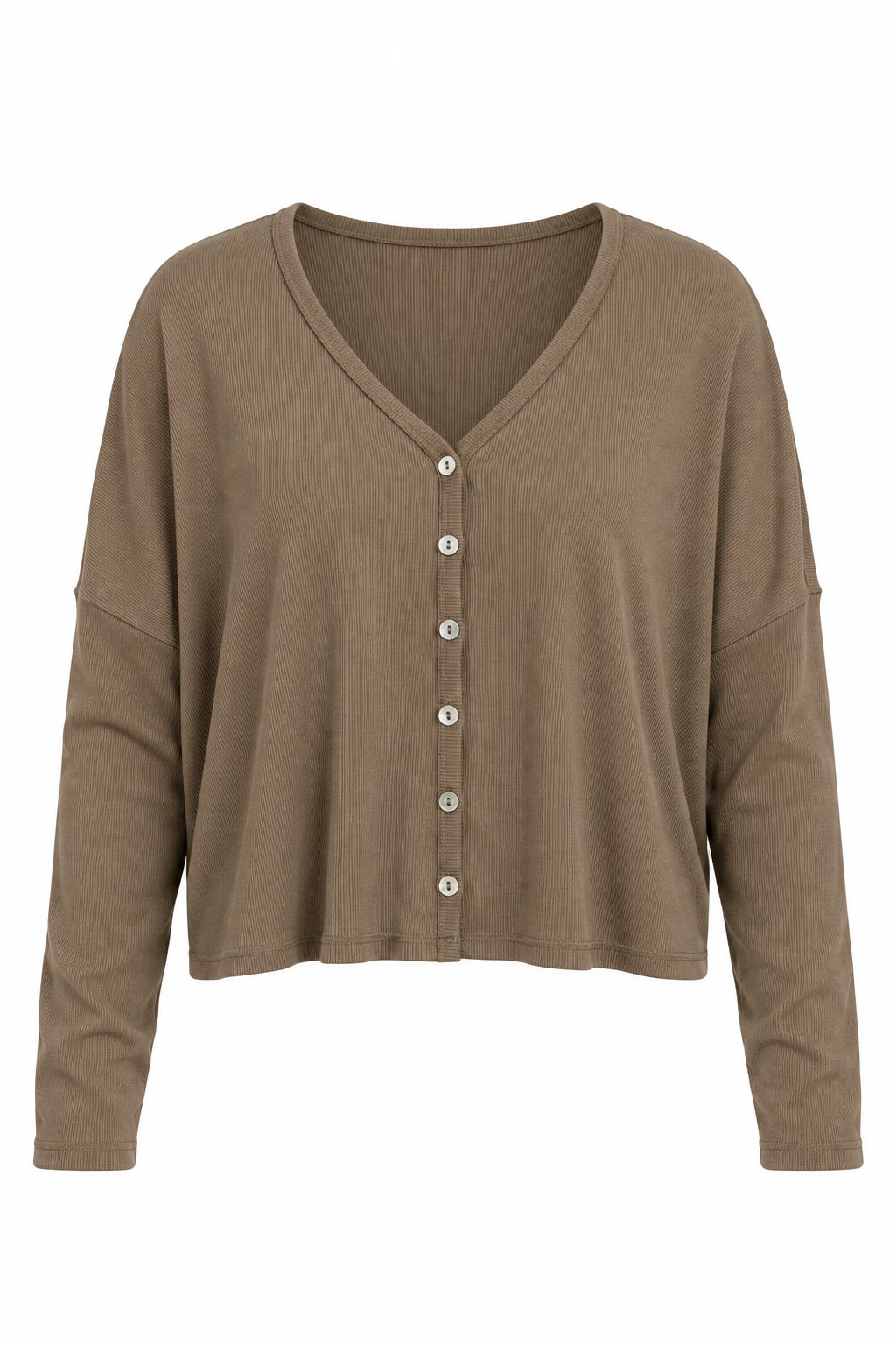 A Little Unwind Olive Henley Top