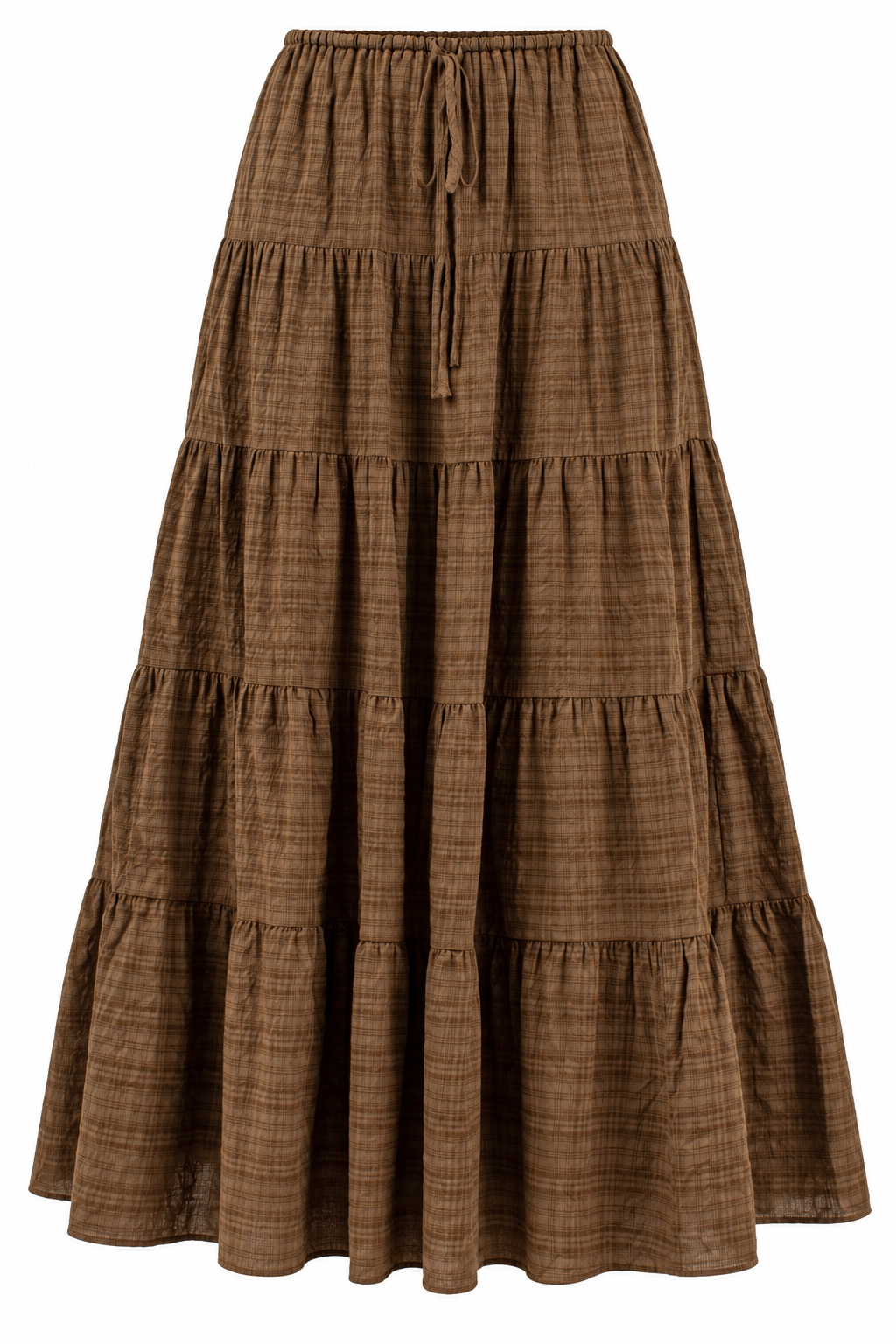 Countryside Chapters Plaid Maxi Skirt