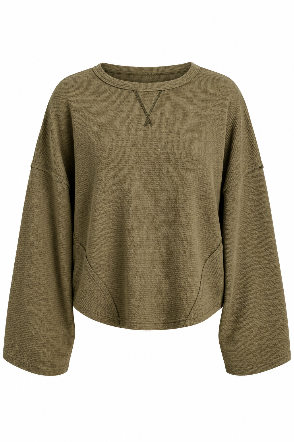 Ready Anytime Textured Knit Top