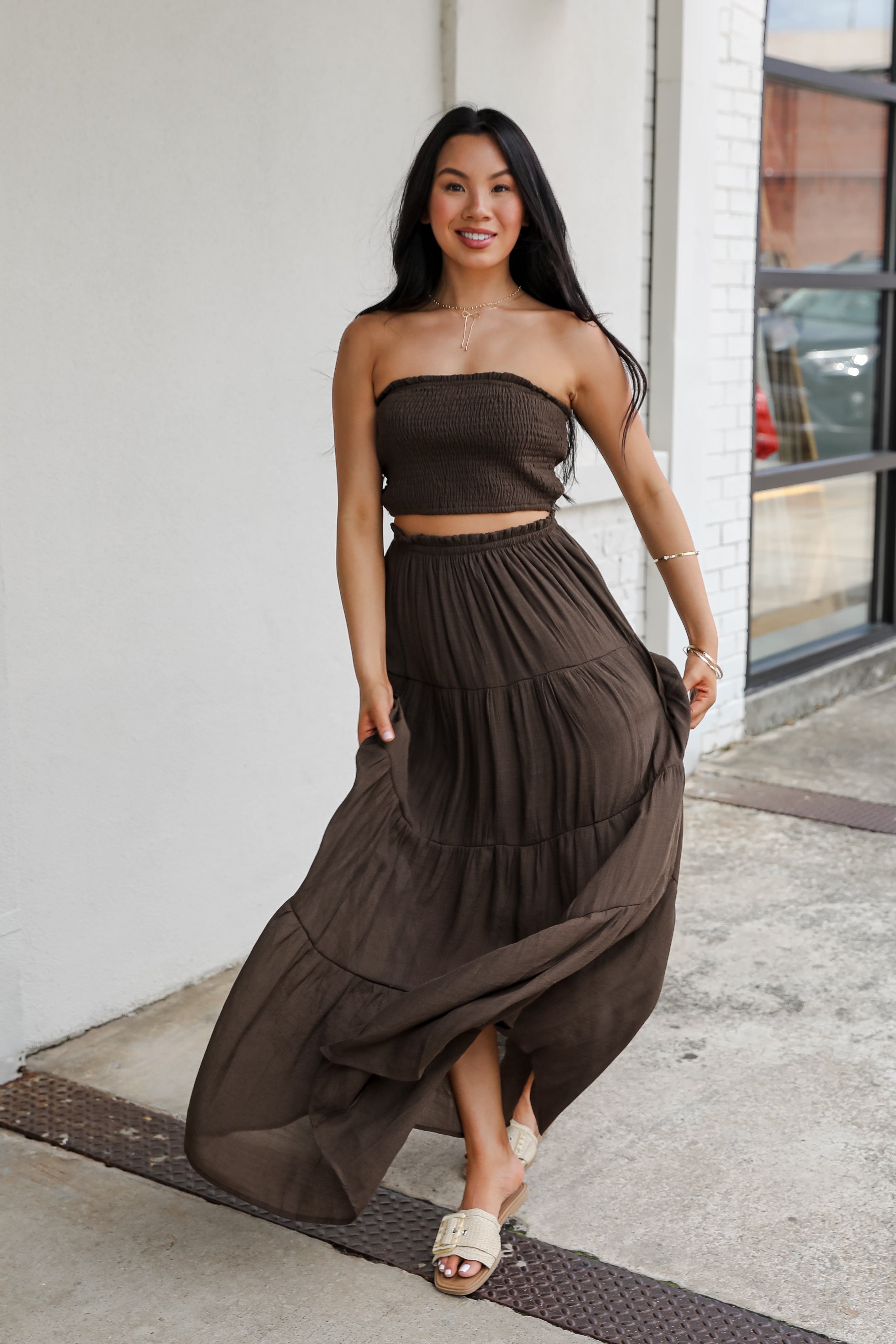 Beach Breeze Smocked Tube Top