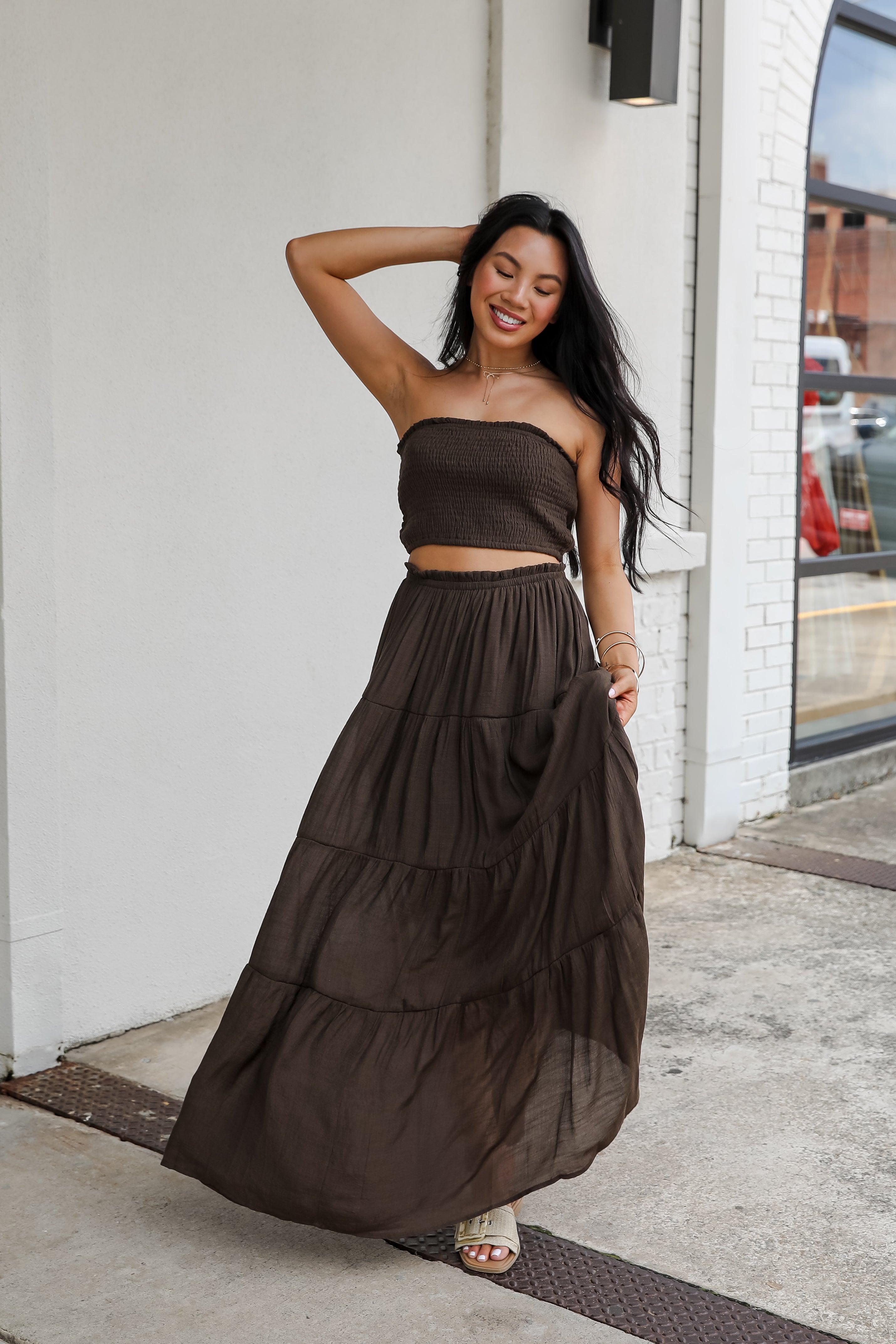 Beach Breeze Smocked Tube Top