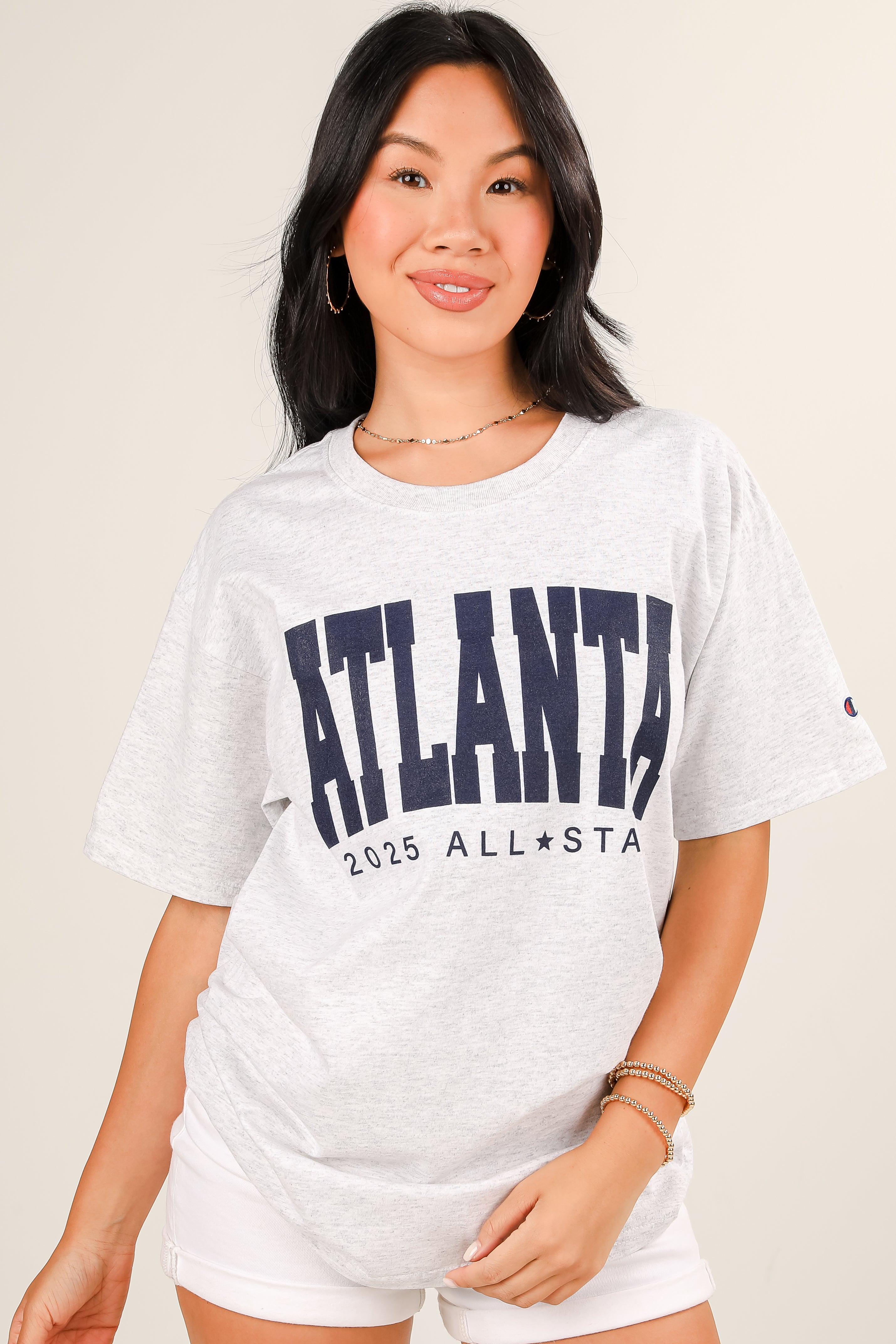 Heather Grey Atlanta 2025 All-Star Tee