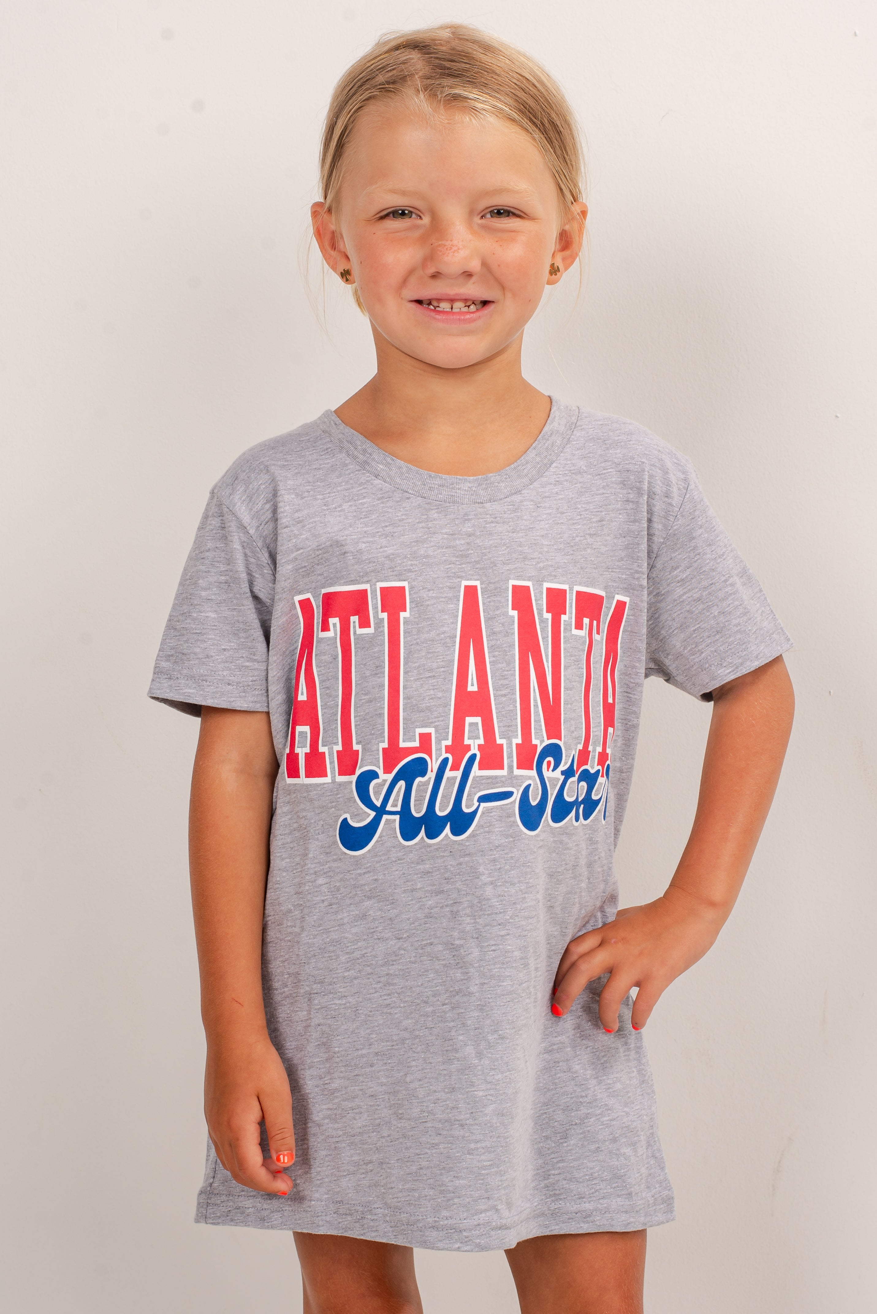 Youth Heather Grey Atlanta All-Star Tee