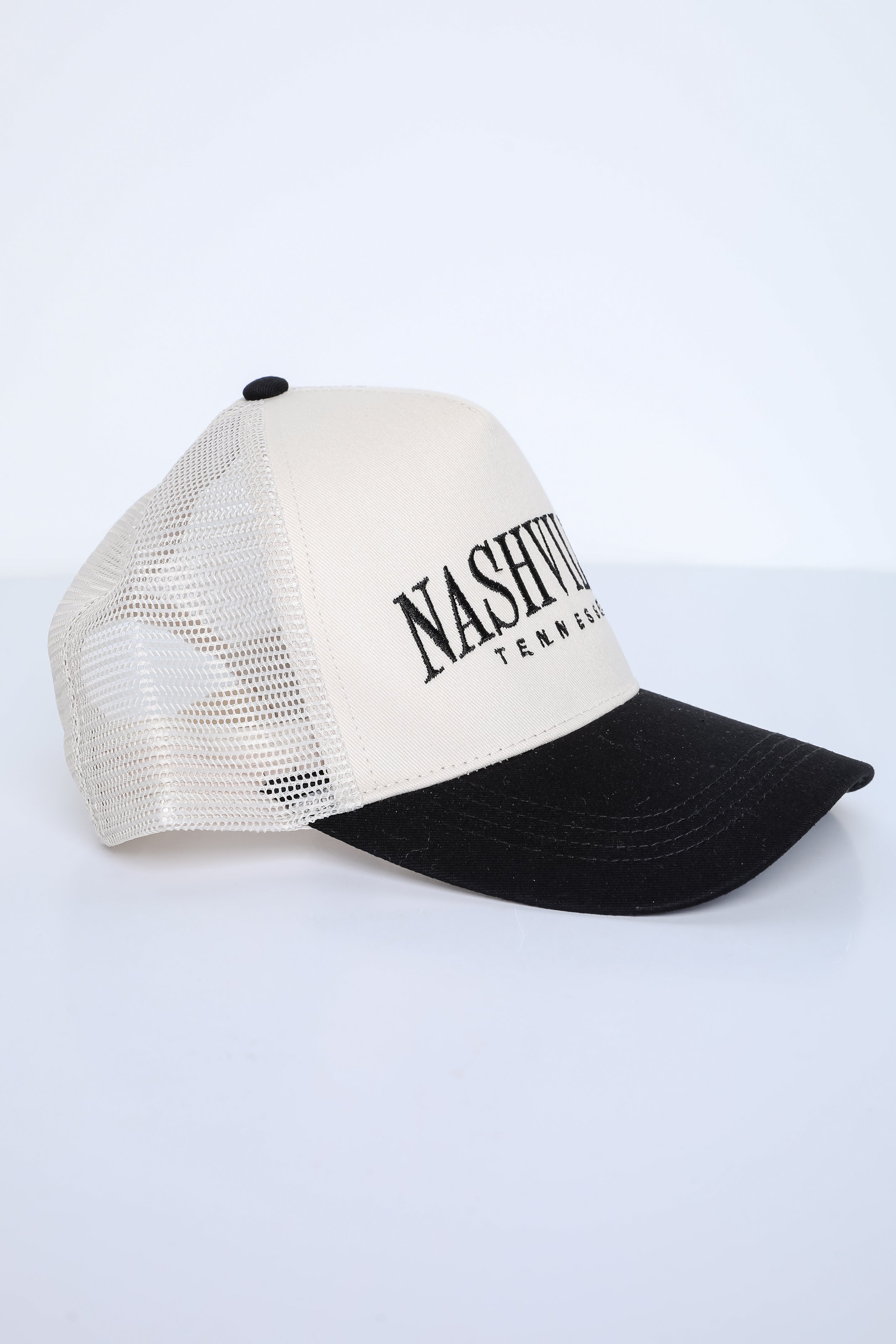 Black Nashville Tennessee Trucker Hat
