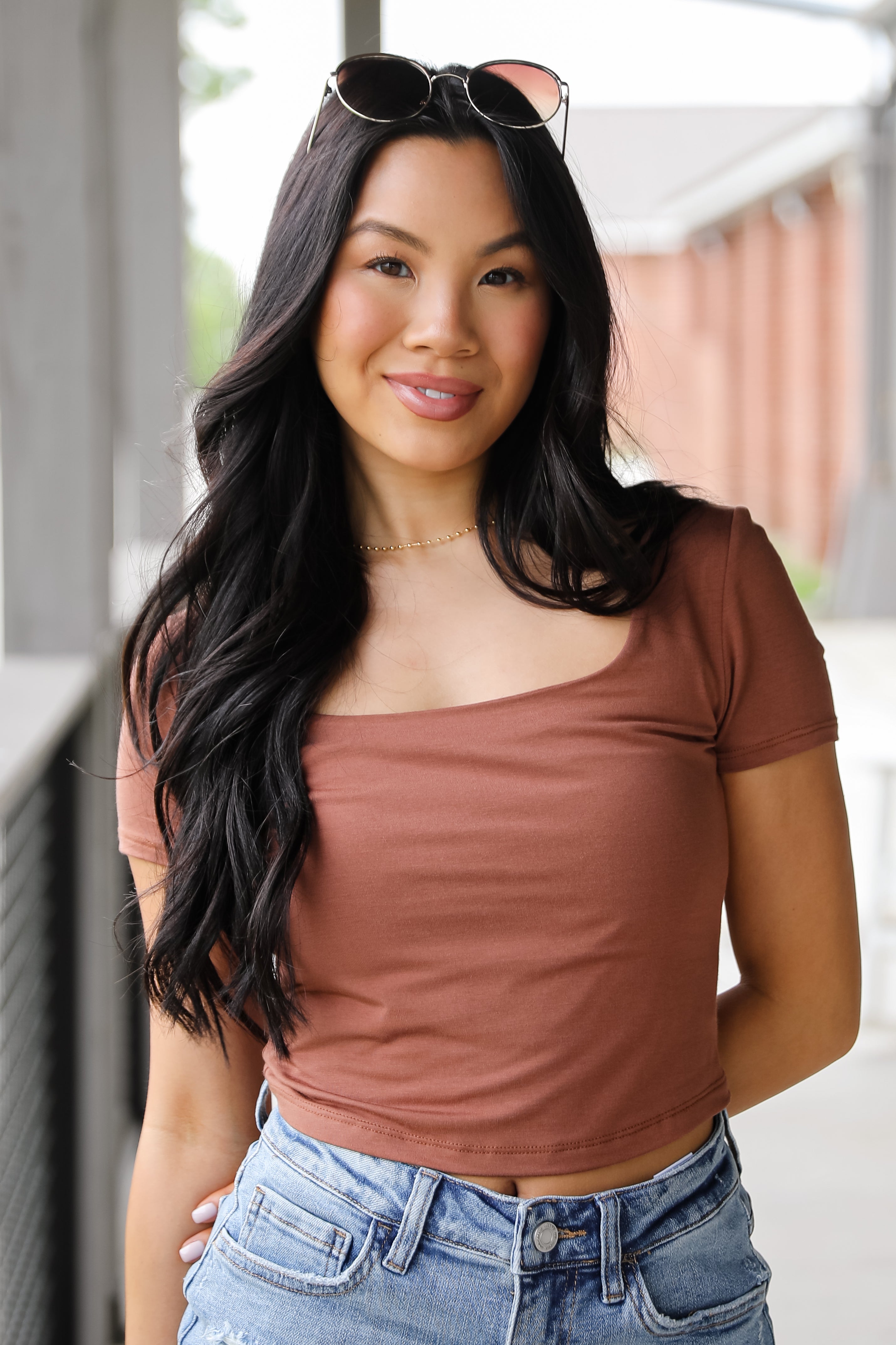 Maggie Everyday Cropped Tee