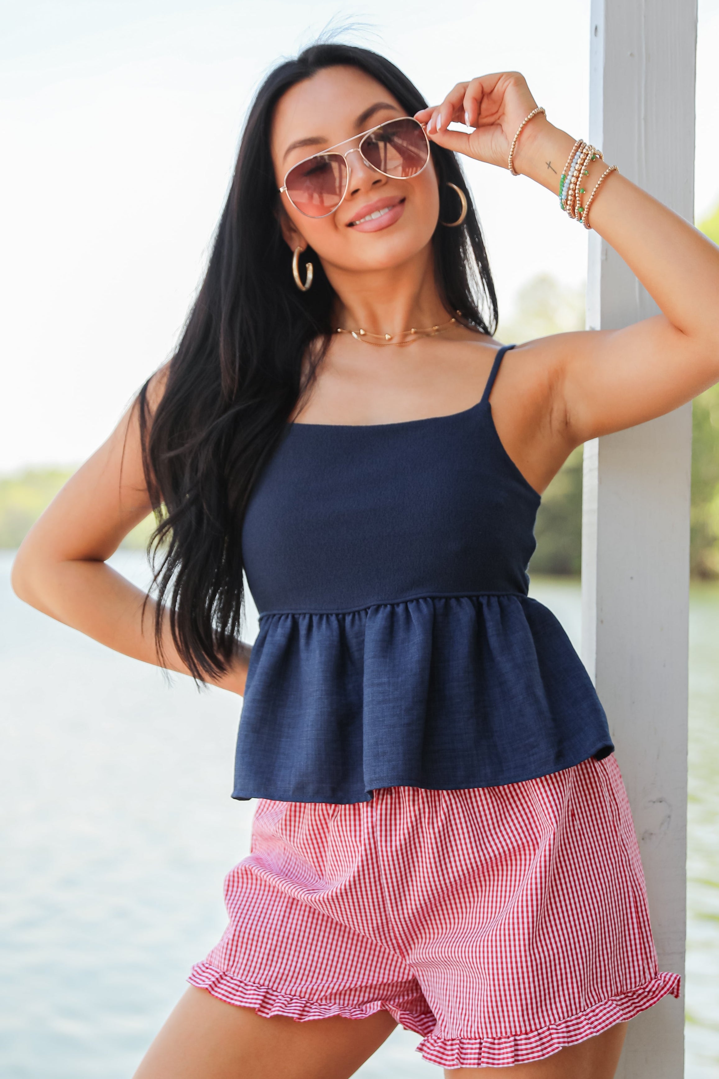 We The People Peplum Tank