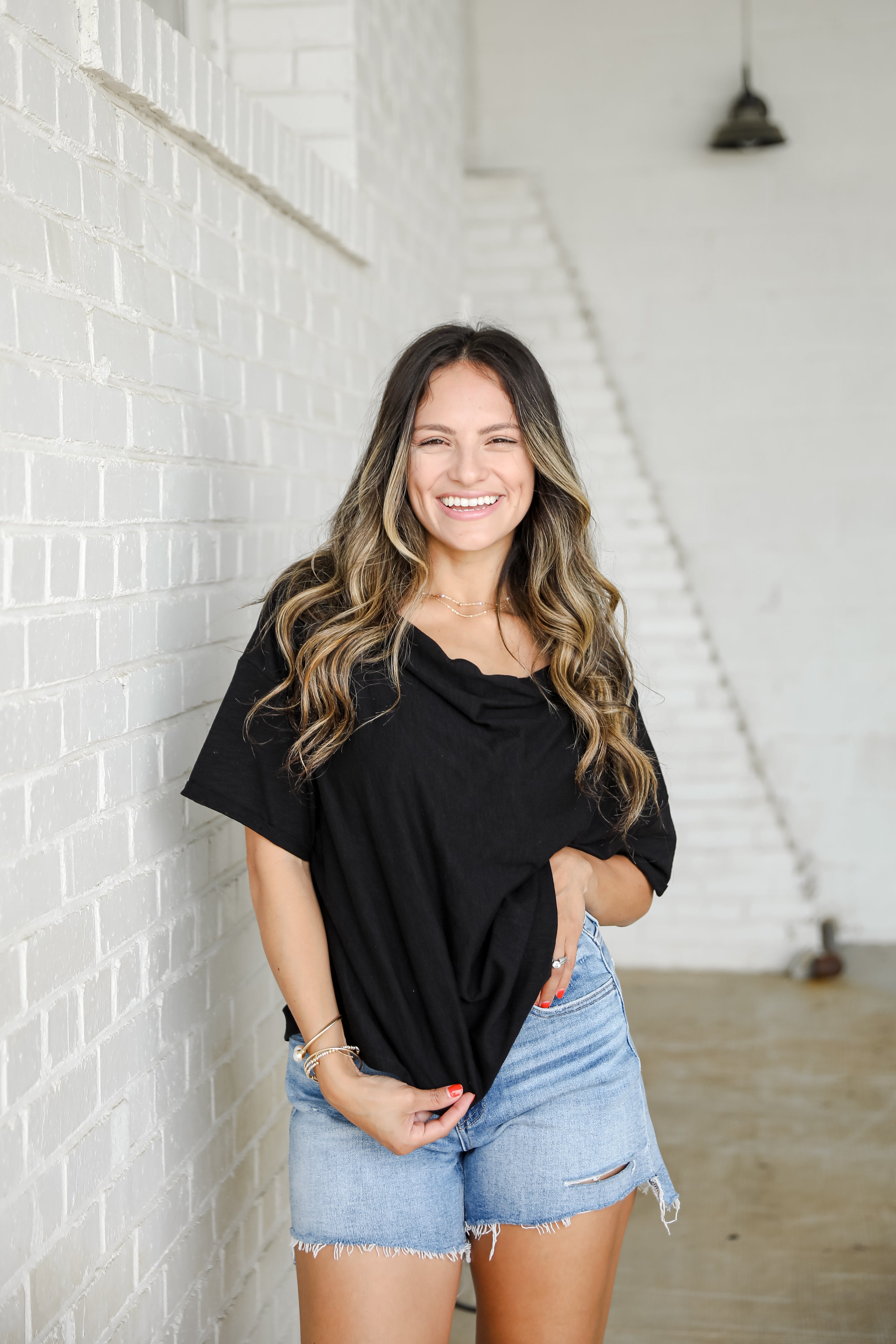 Lola Everyday Boat Neck Tee