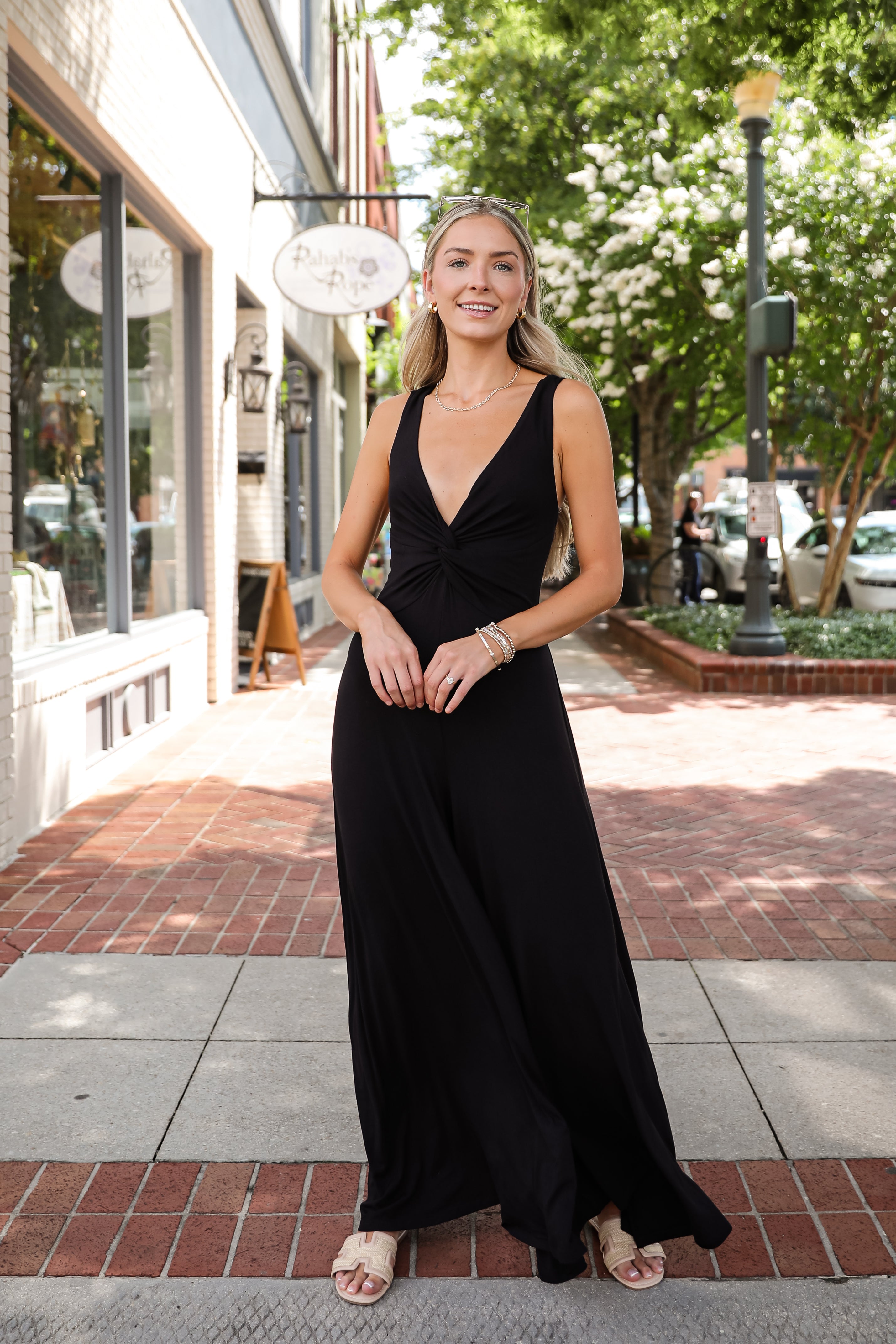 Easy Travels Black Wide Leg Jumpsuit