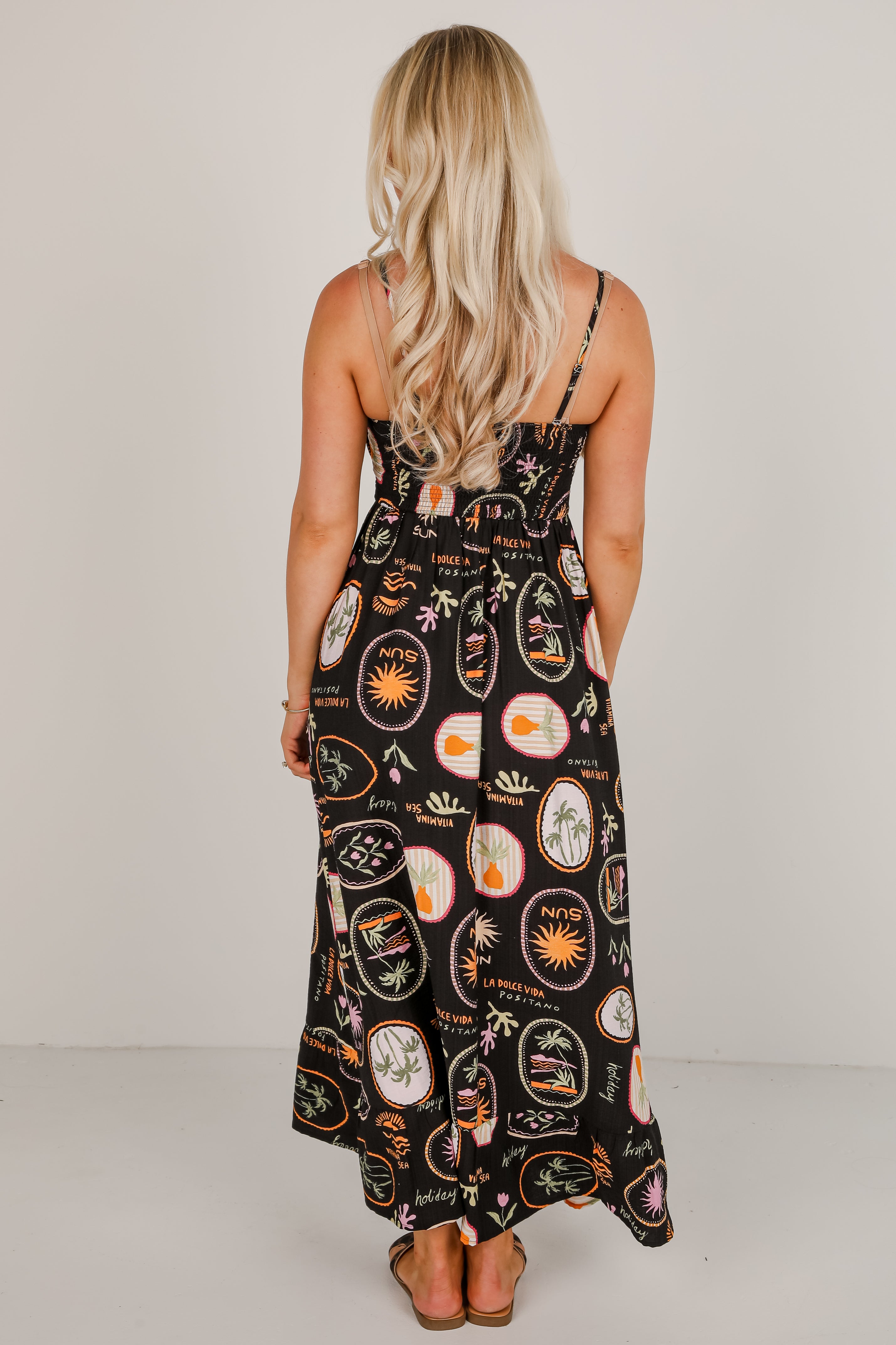Vitamin Sea Black Maxi Dress
