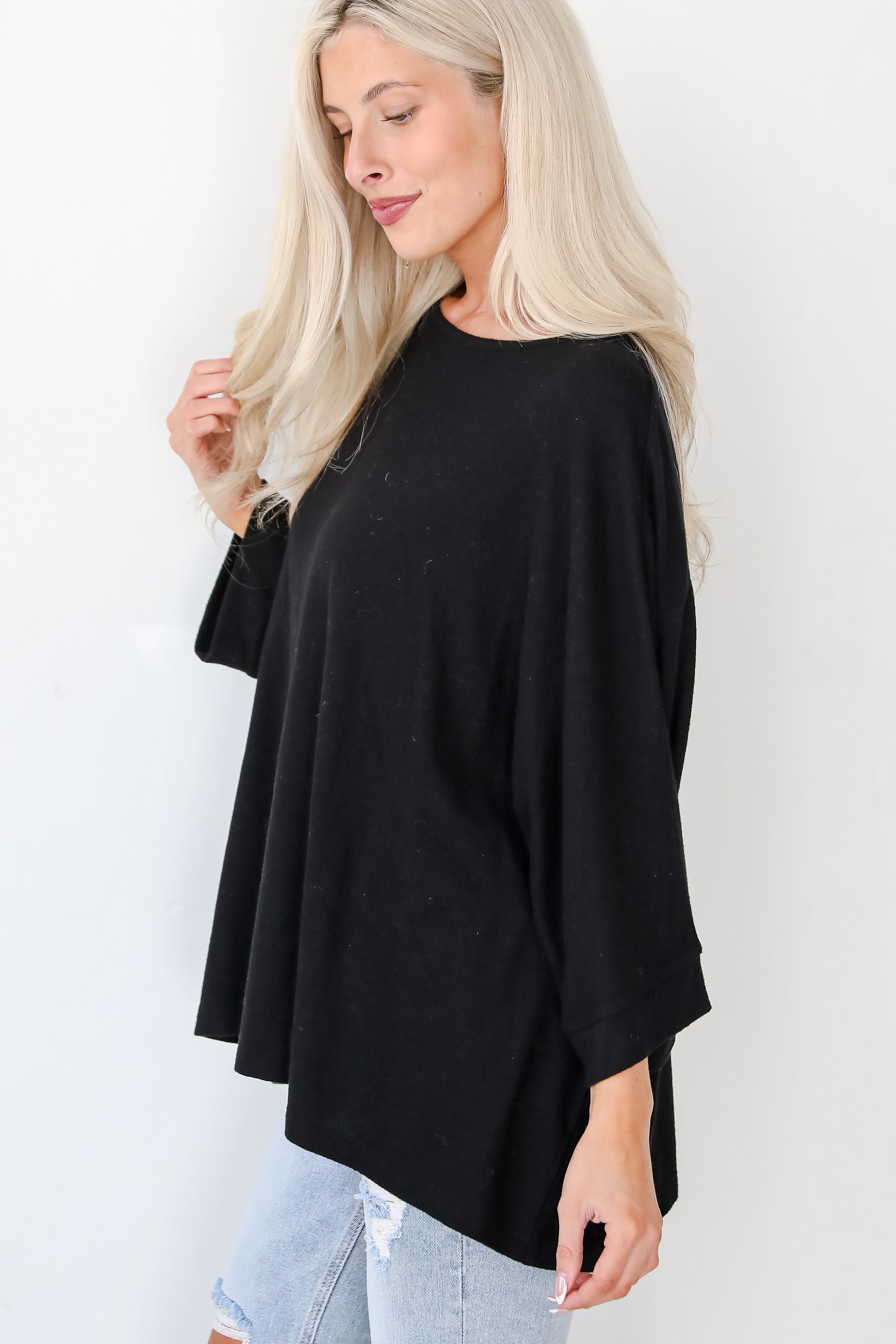 Winning Pick Oversized Soft Knit Top