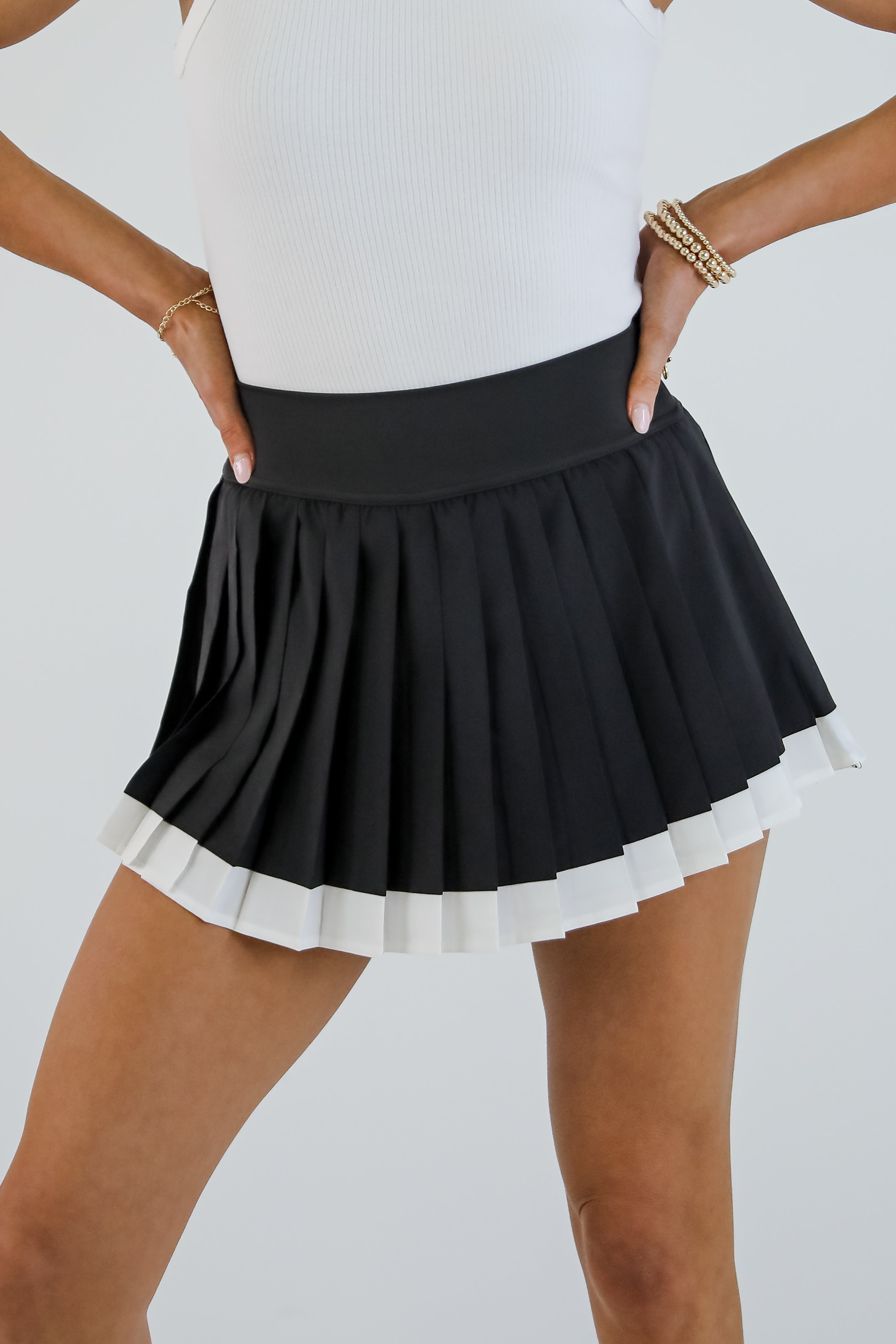 Power Moves Pleated Skort