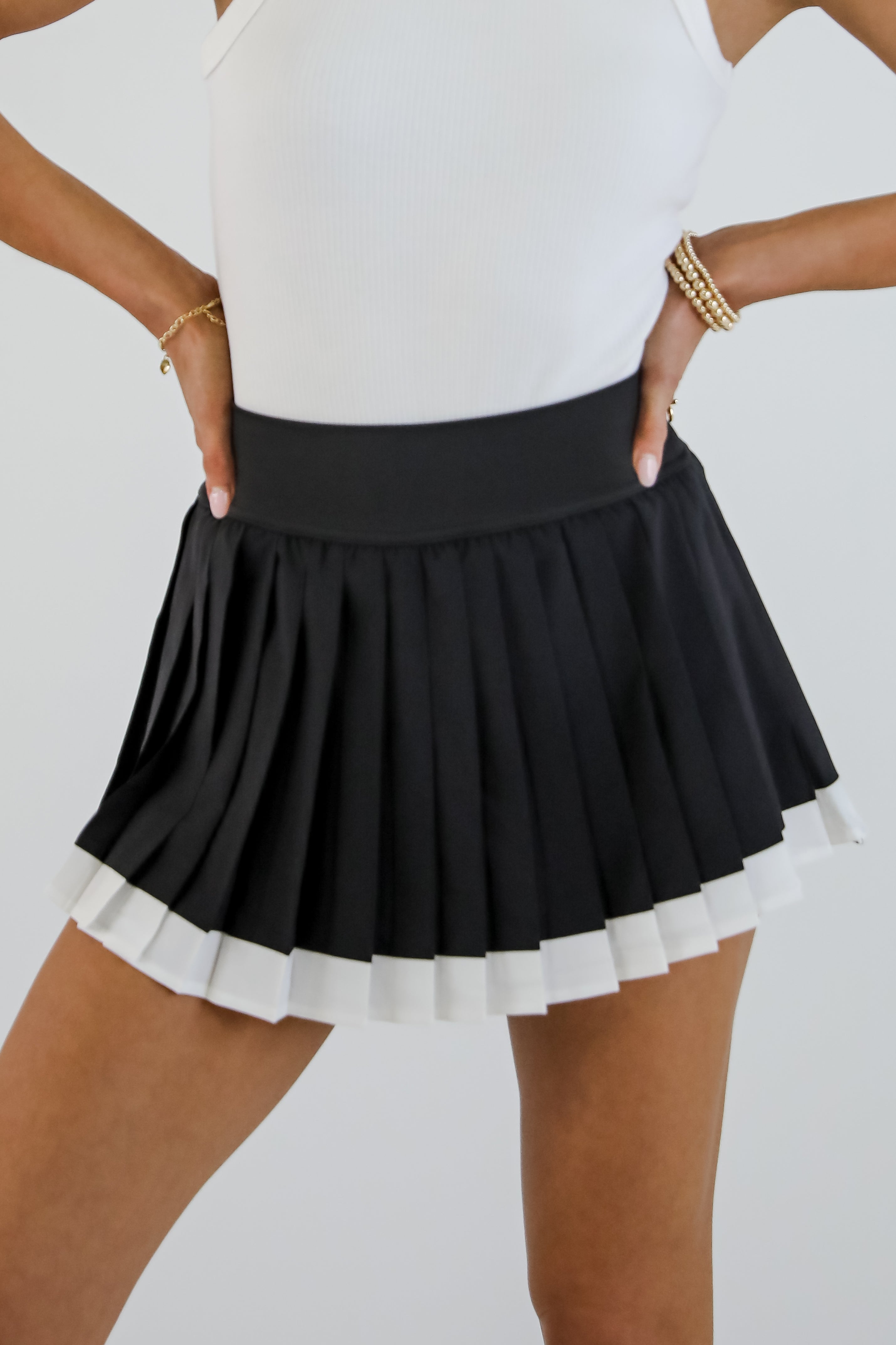 Power Moves Pleated Skort