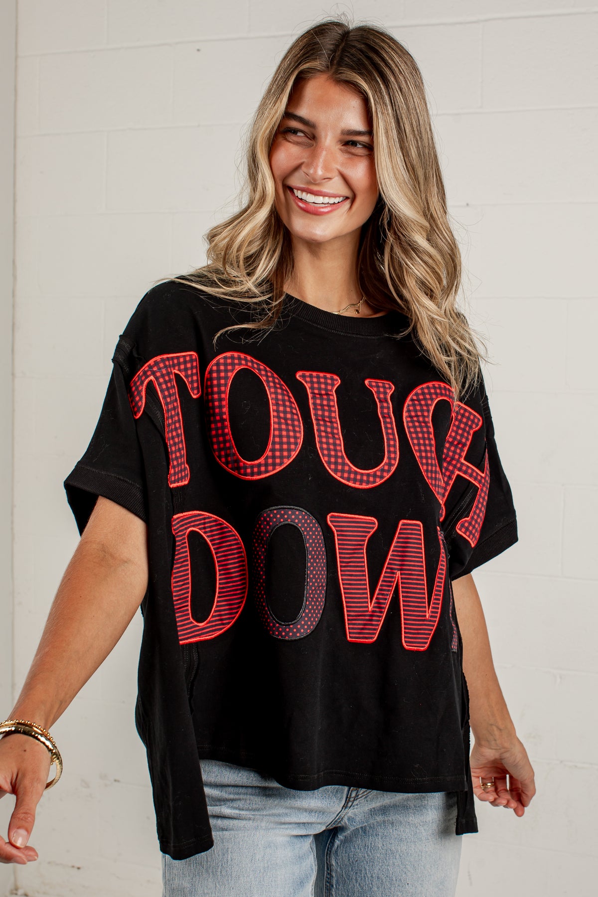 Touchdown Moment Black Graphic Tee