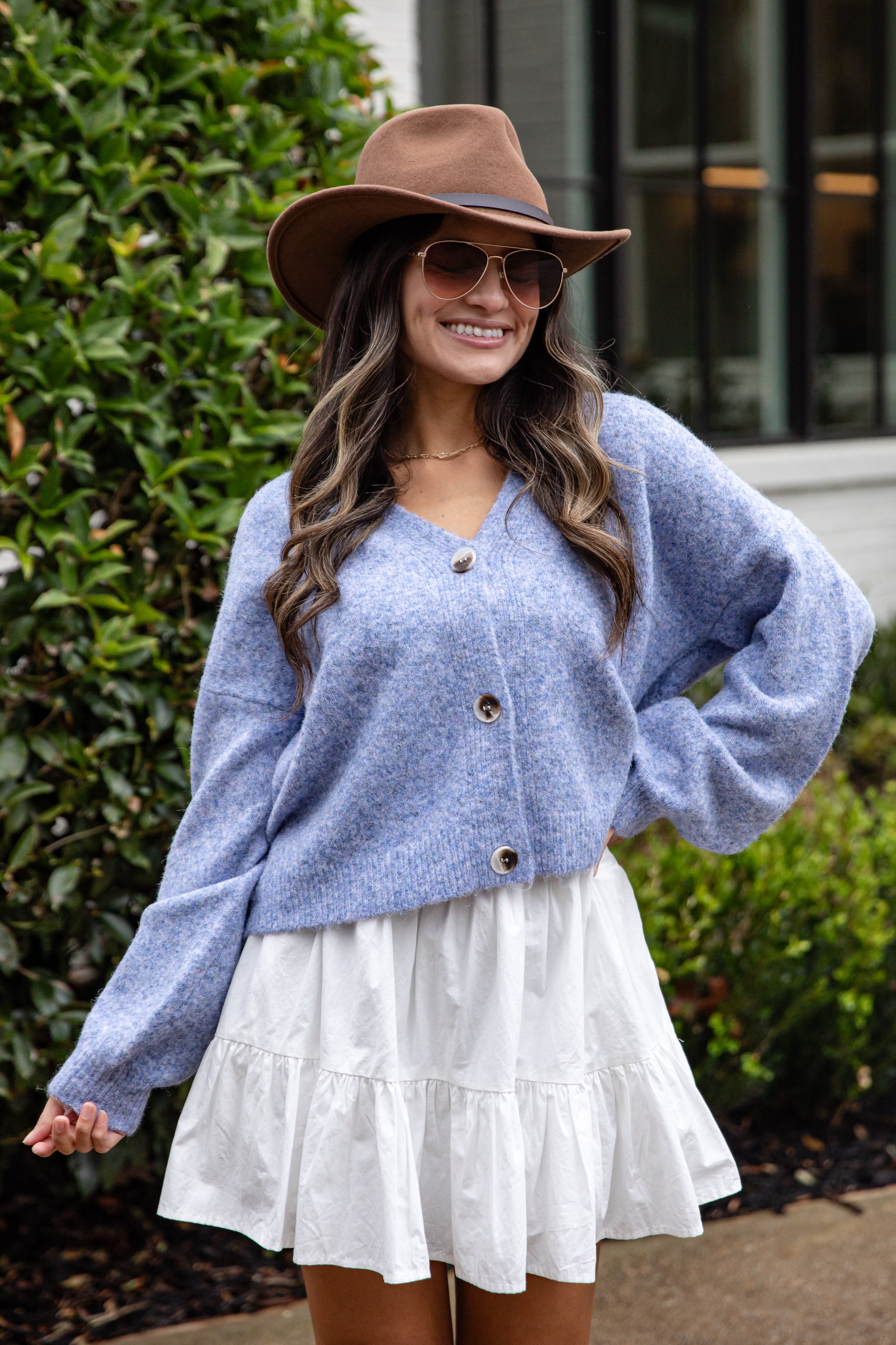 Bluebell Breeze Knit Cardigan | Trendy Women’s Cardigan