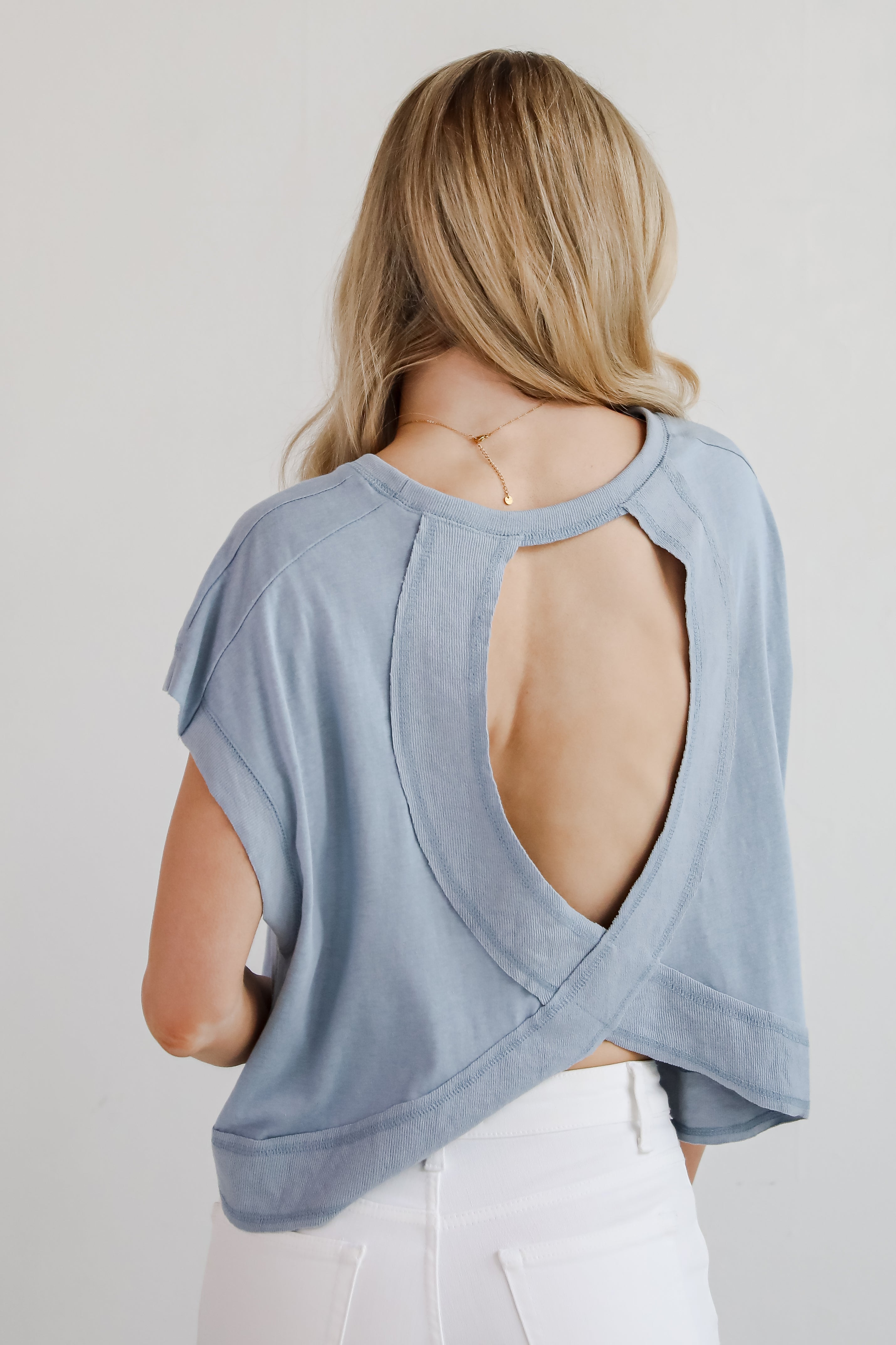Brynn Open Back Tee