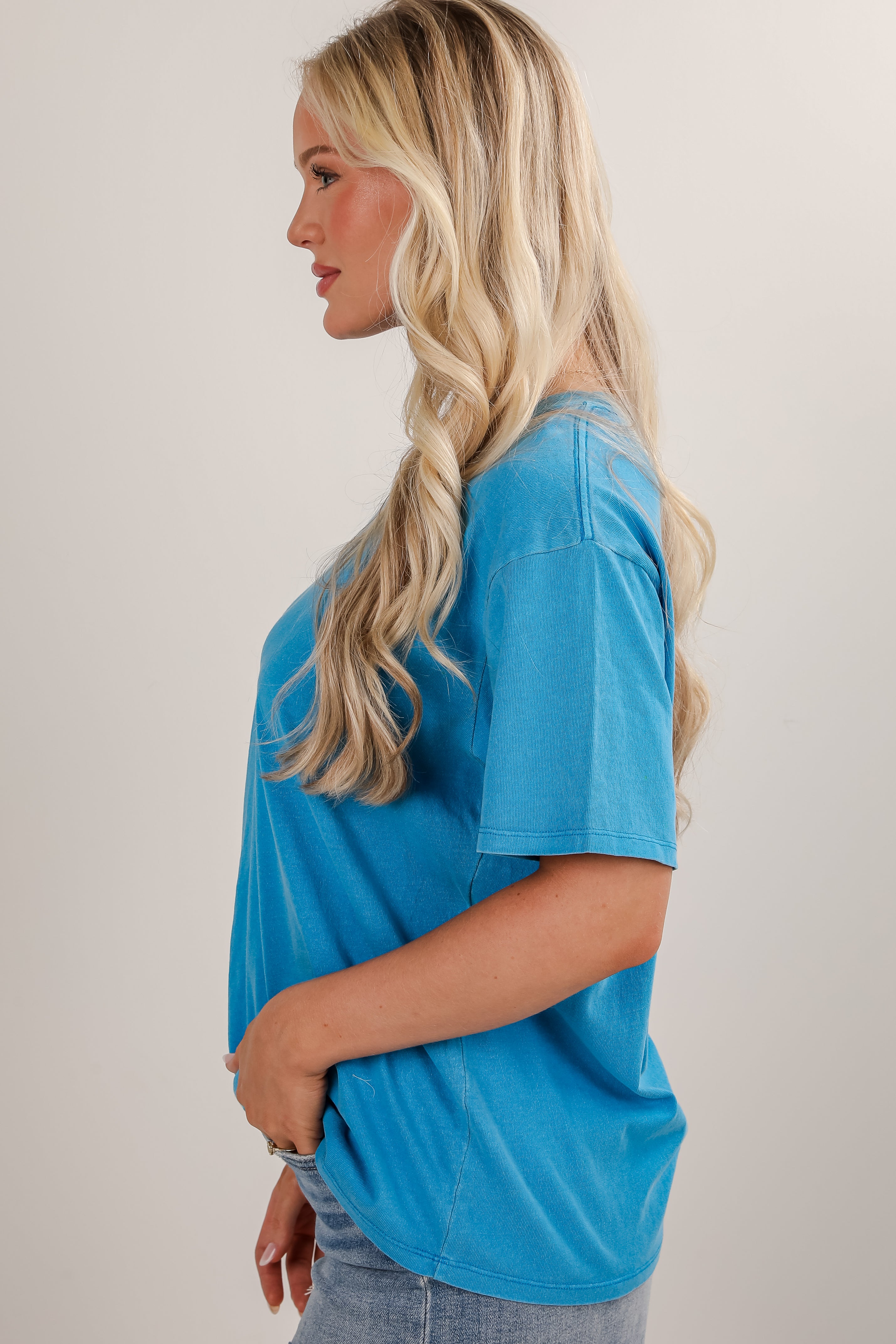 Kennedy Blue Everyday Oversized Tee
