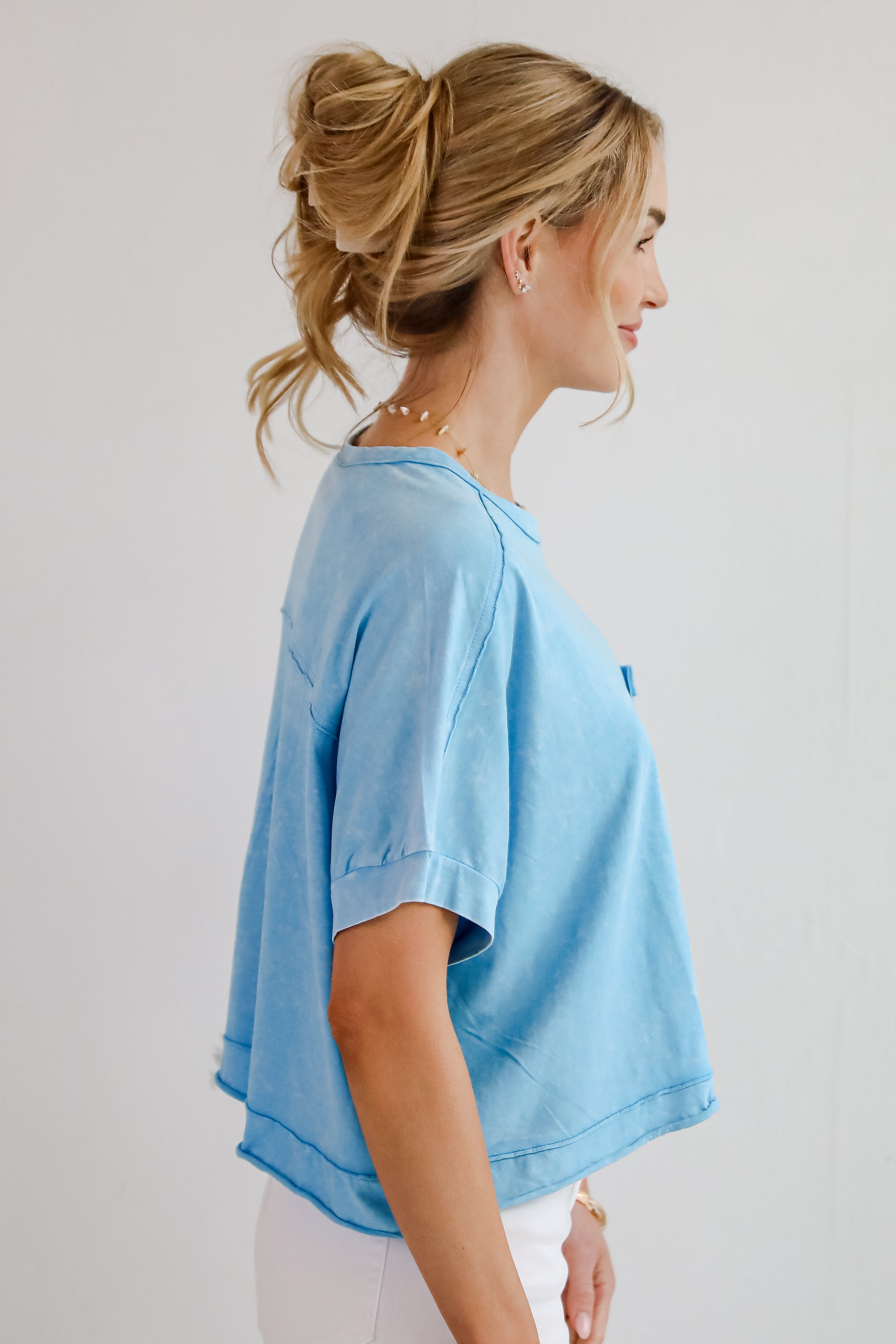 Callie Acid Washed Tee