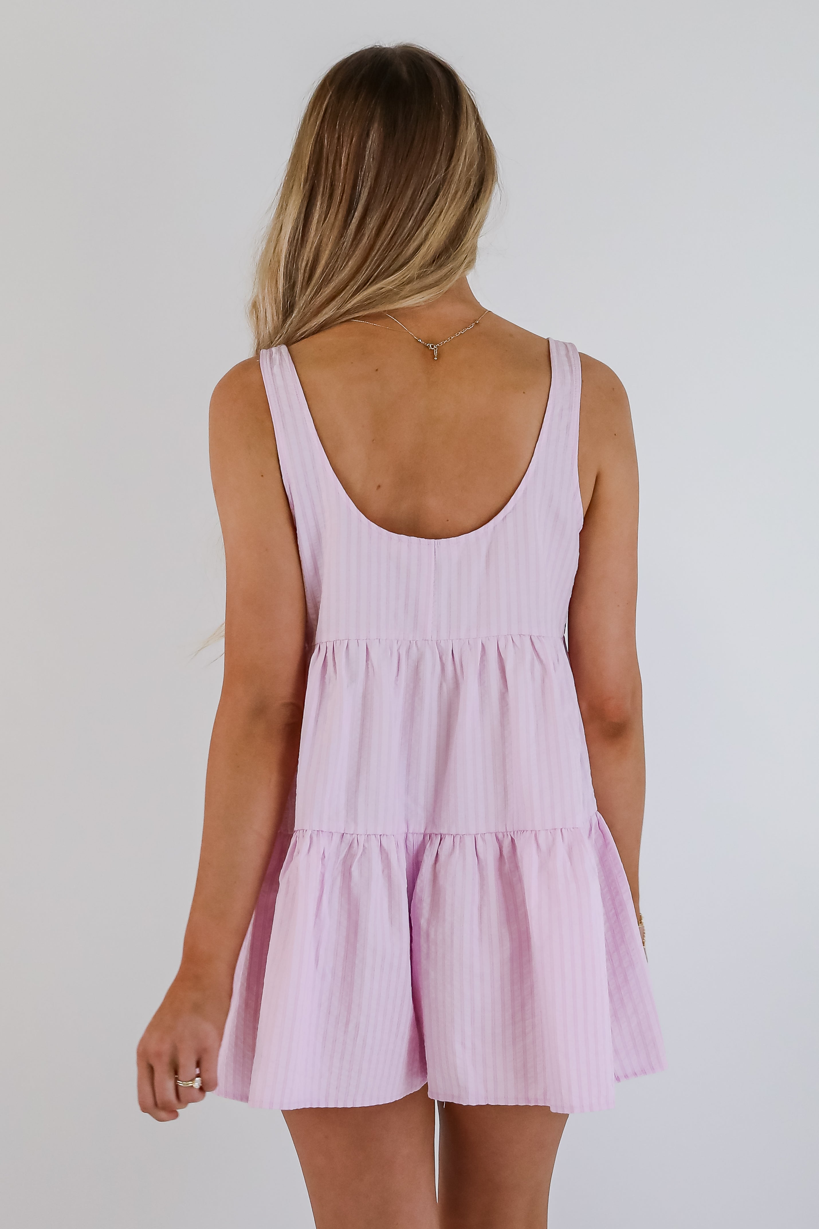 Inspiring Love Blush Striped Romper