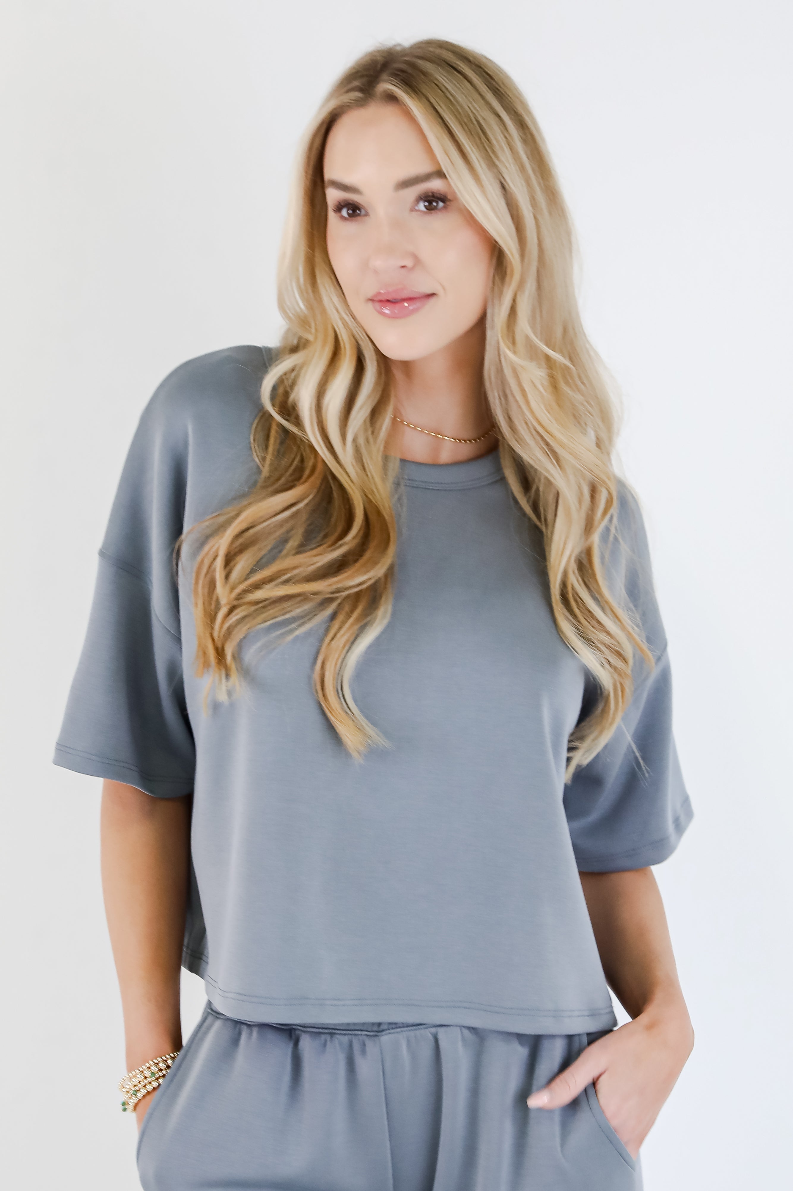 Ultra Air Soft Charcoal Tee