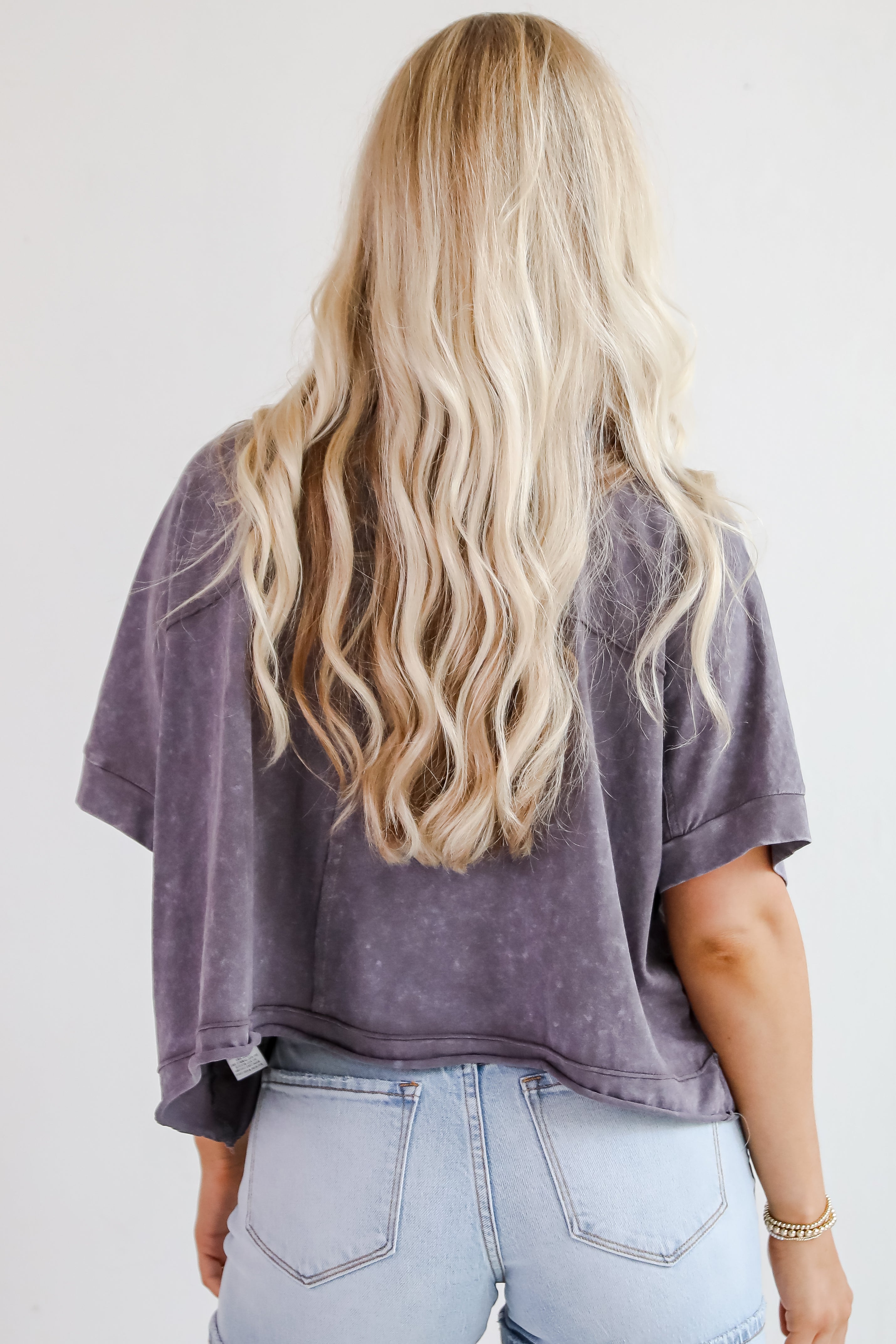 Callie Acid Washed Tee