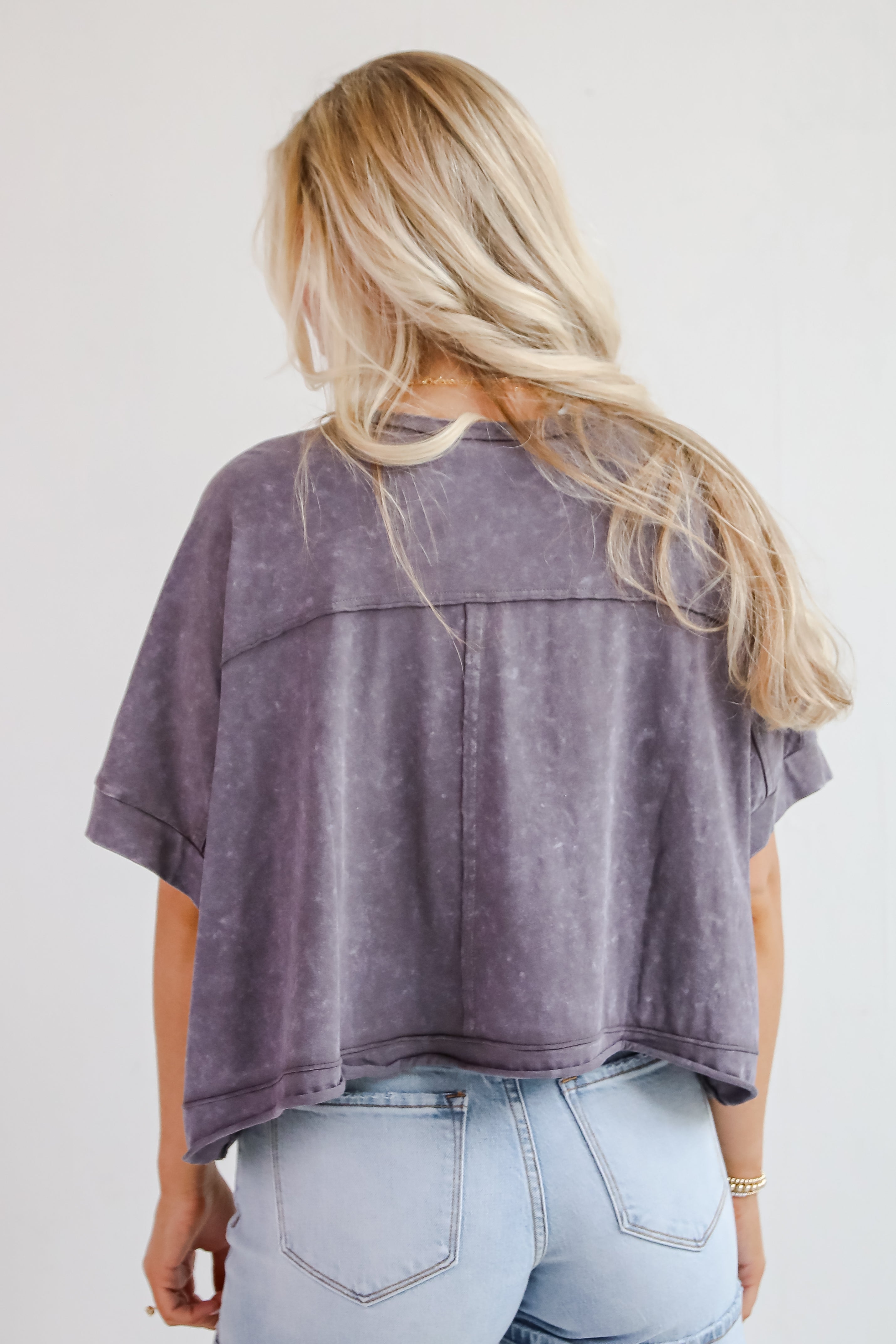 Callie Acid Washed Tee