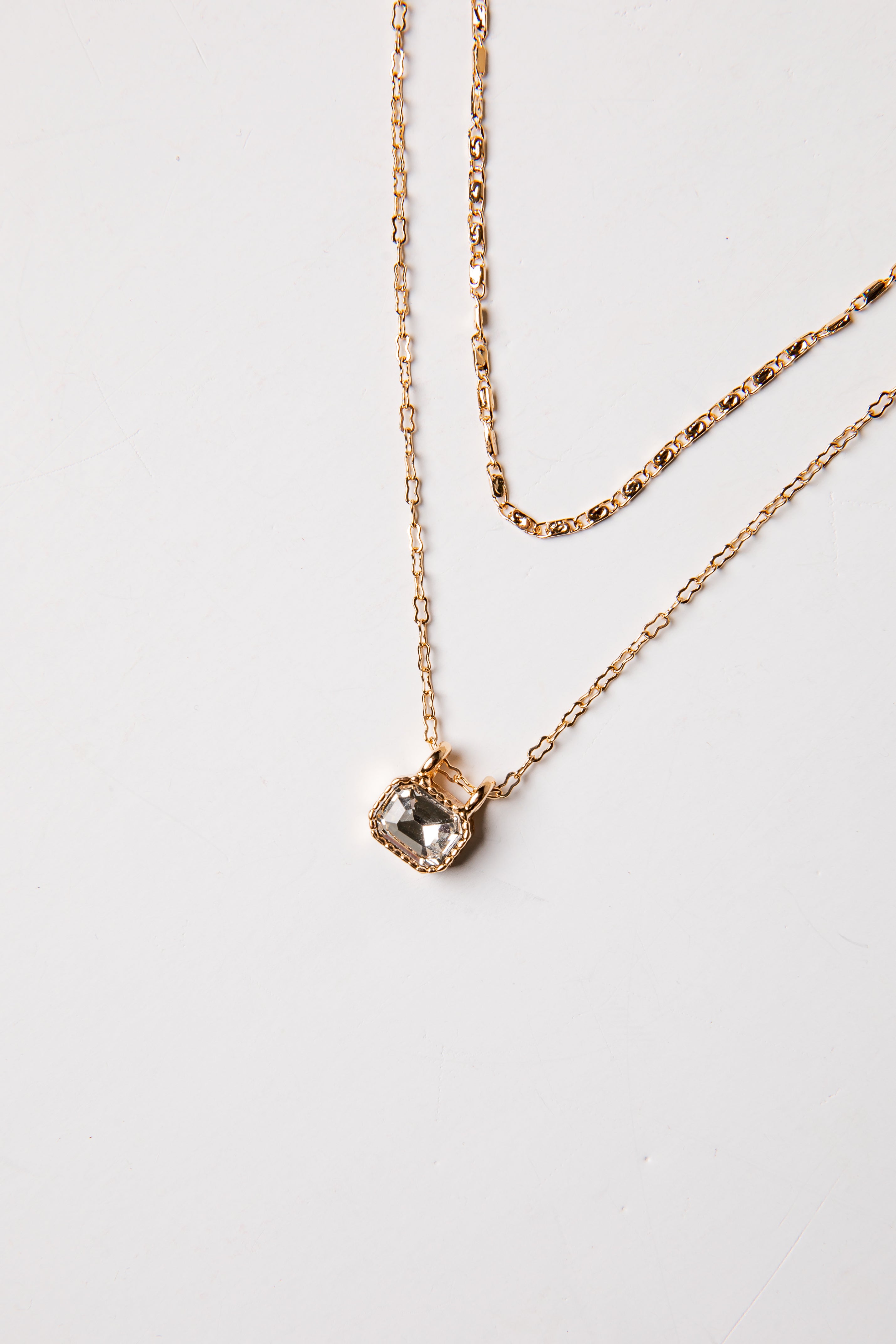 Isabel Gold Layered Gemstone Necklace