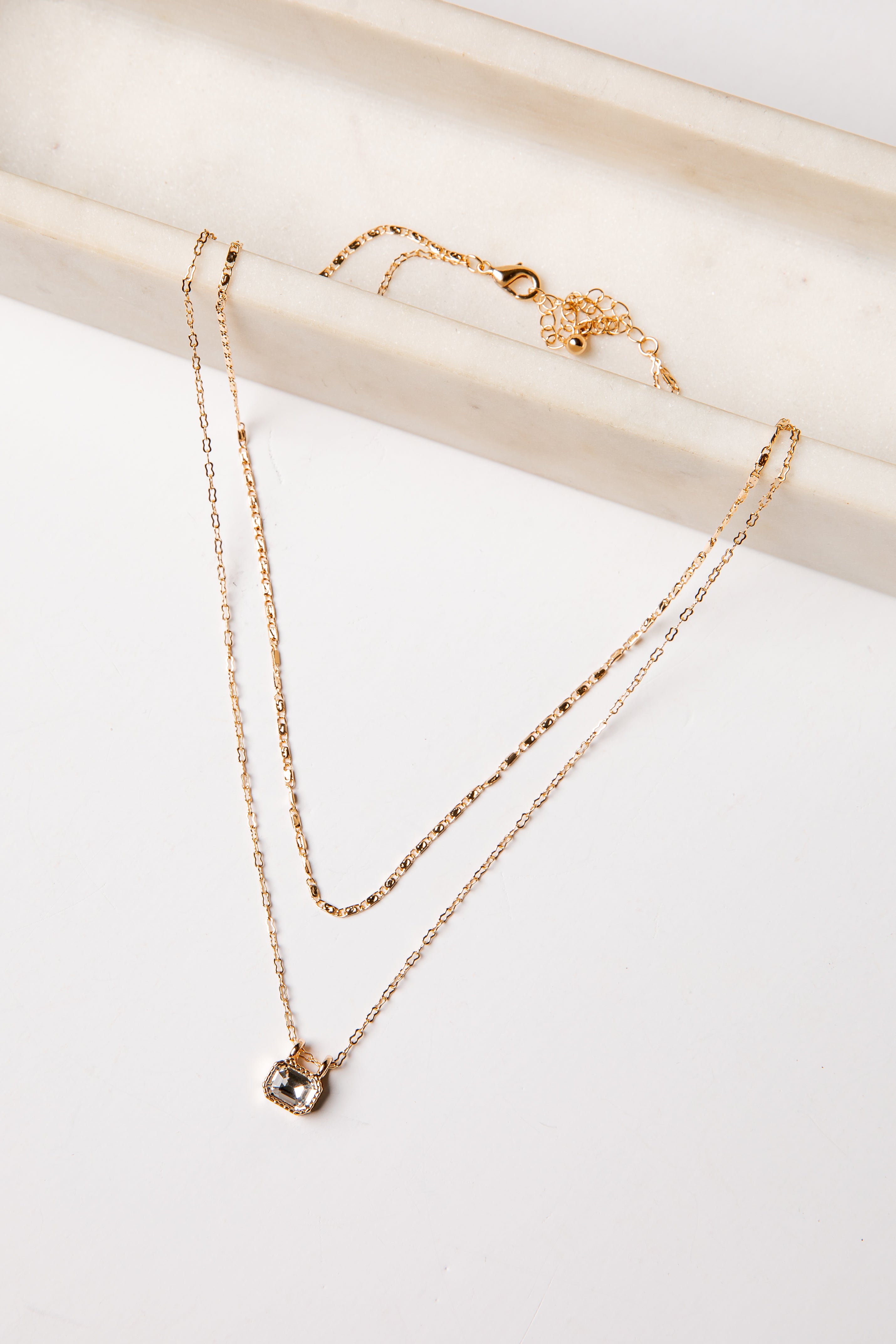 Isabel Gold Layered Gemstone Necklace