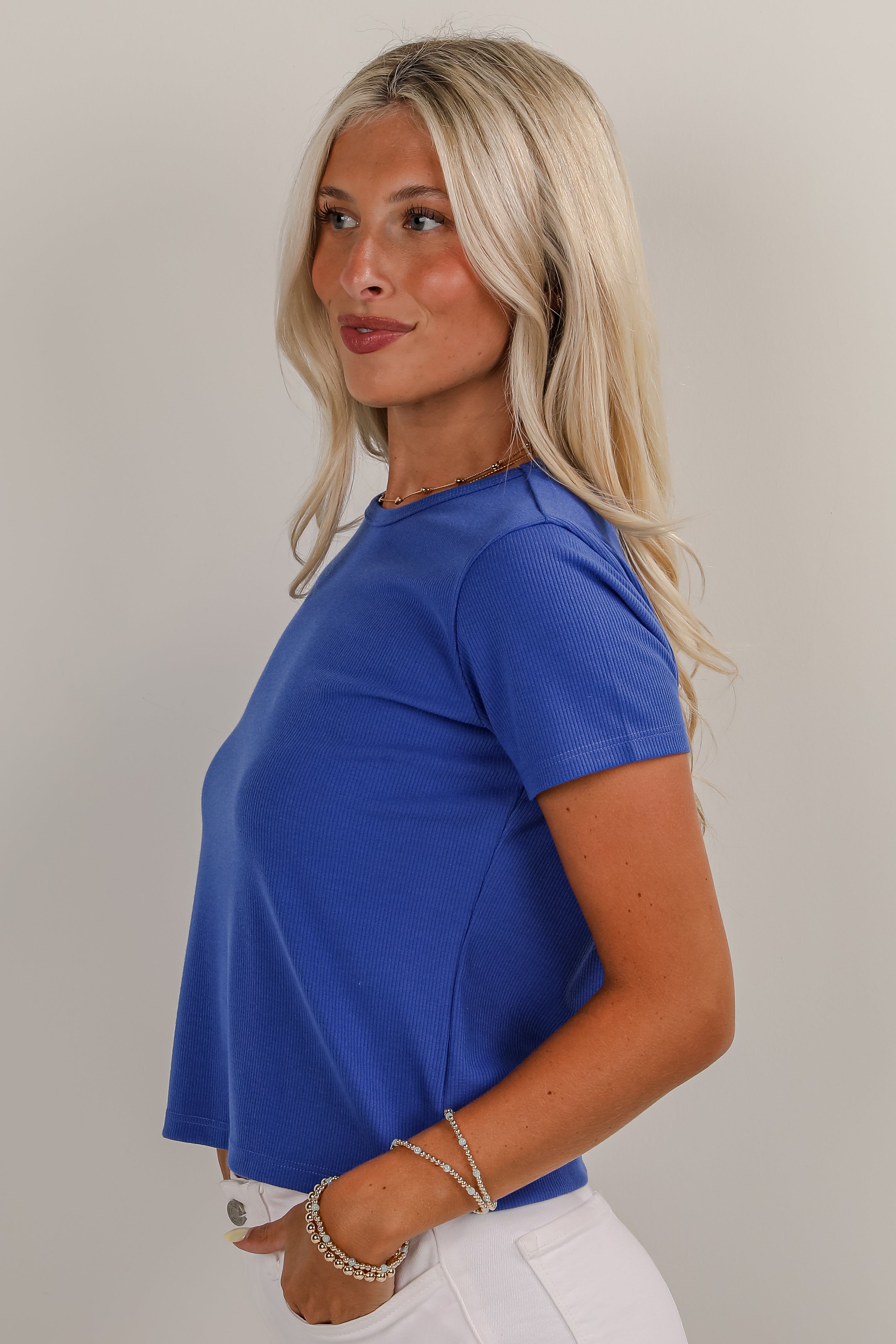 Cassie Everyday Ribbed Tee