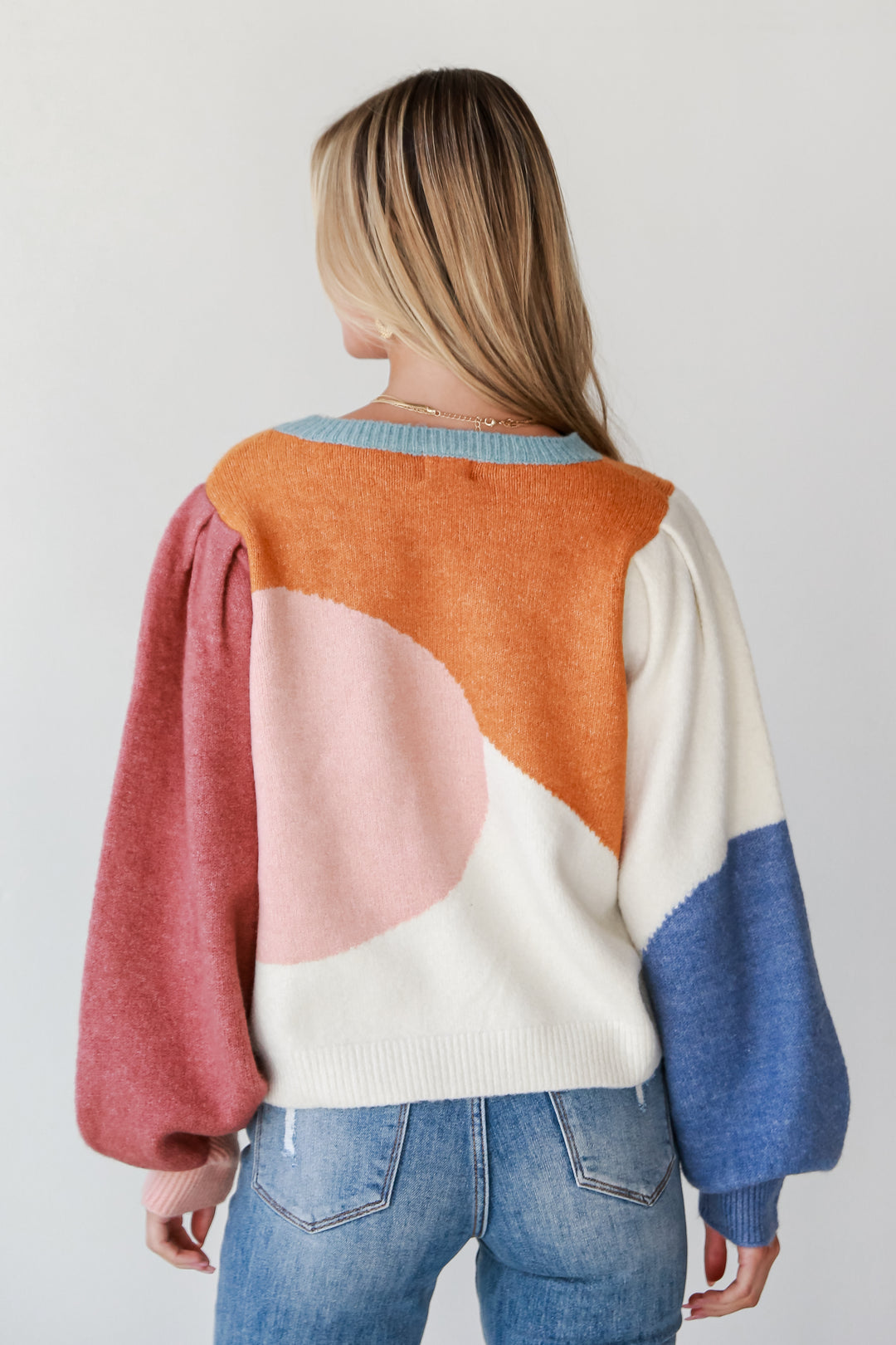 Color Block Sweaters for women