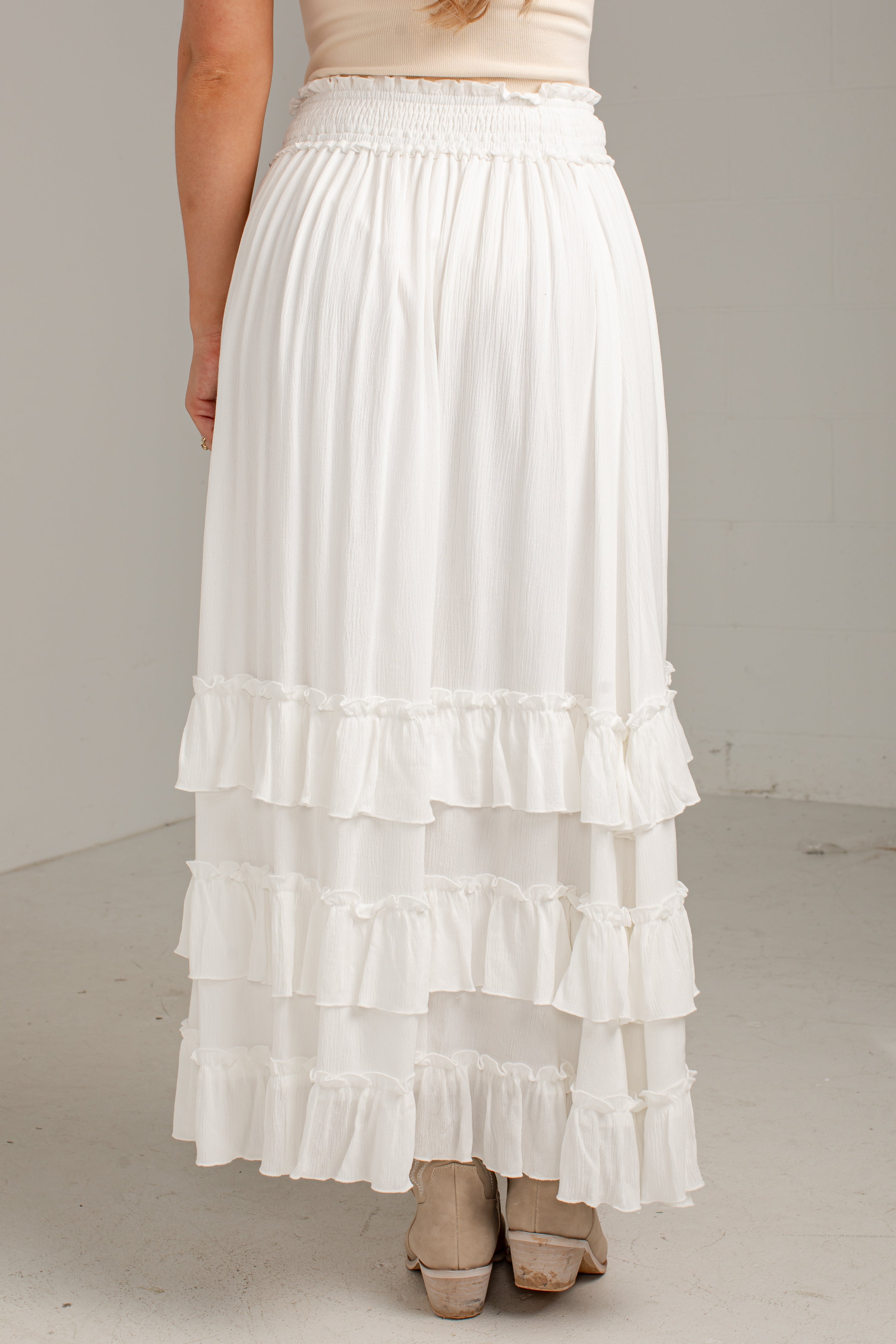 Homegrown Ruffle Maxi Skirt