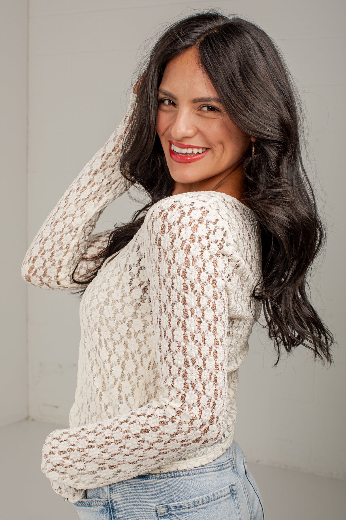 New Standard Textured Knit Top