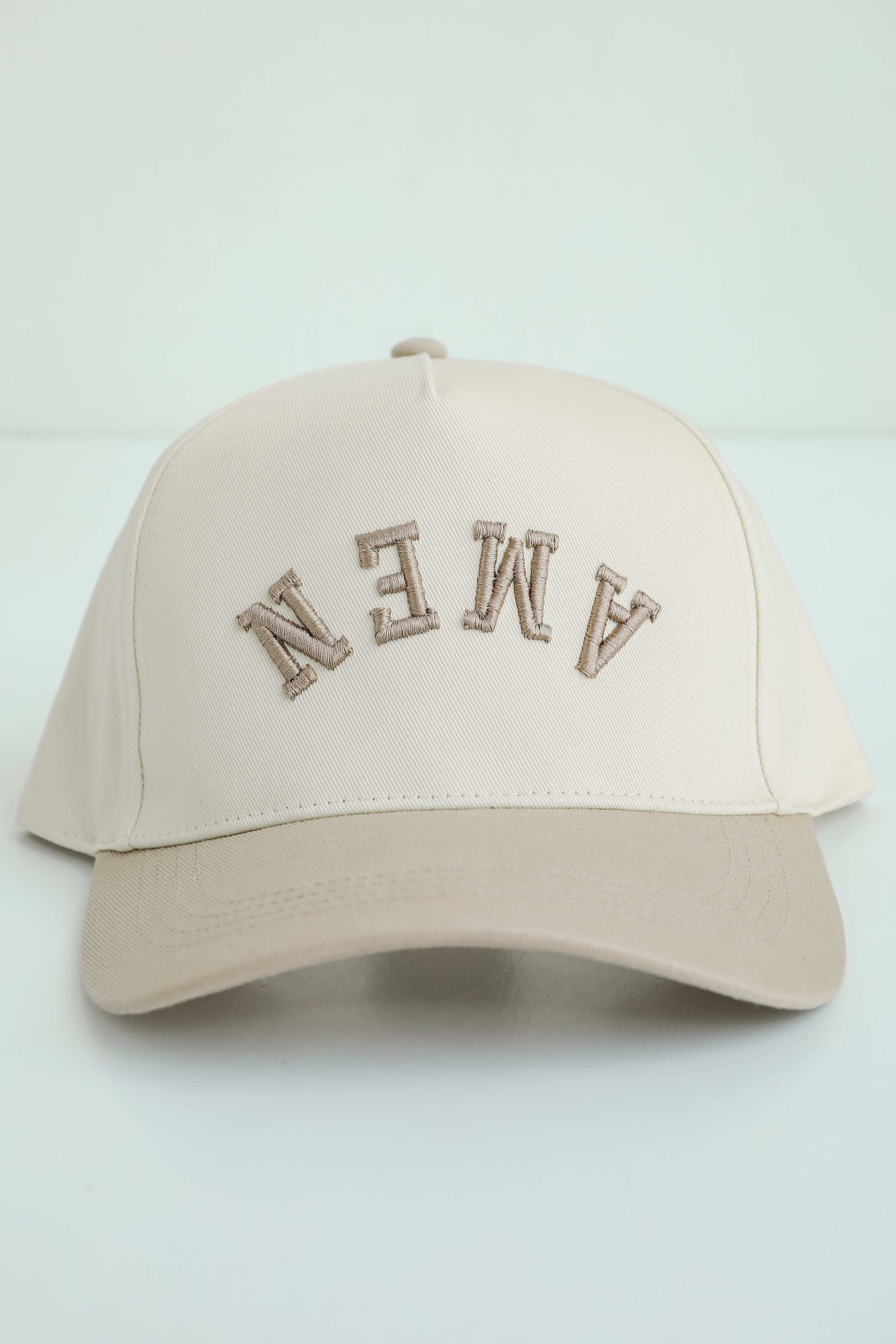 Beige Amen Hat