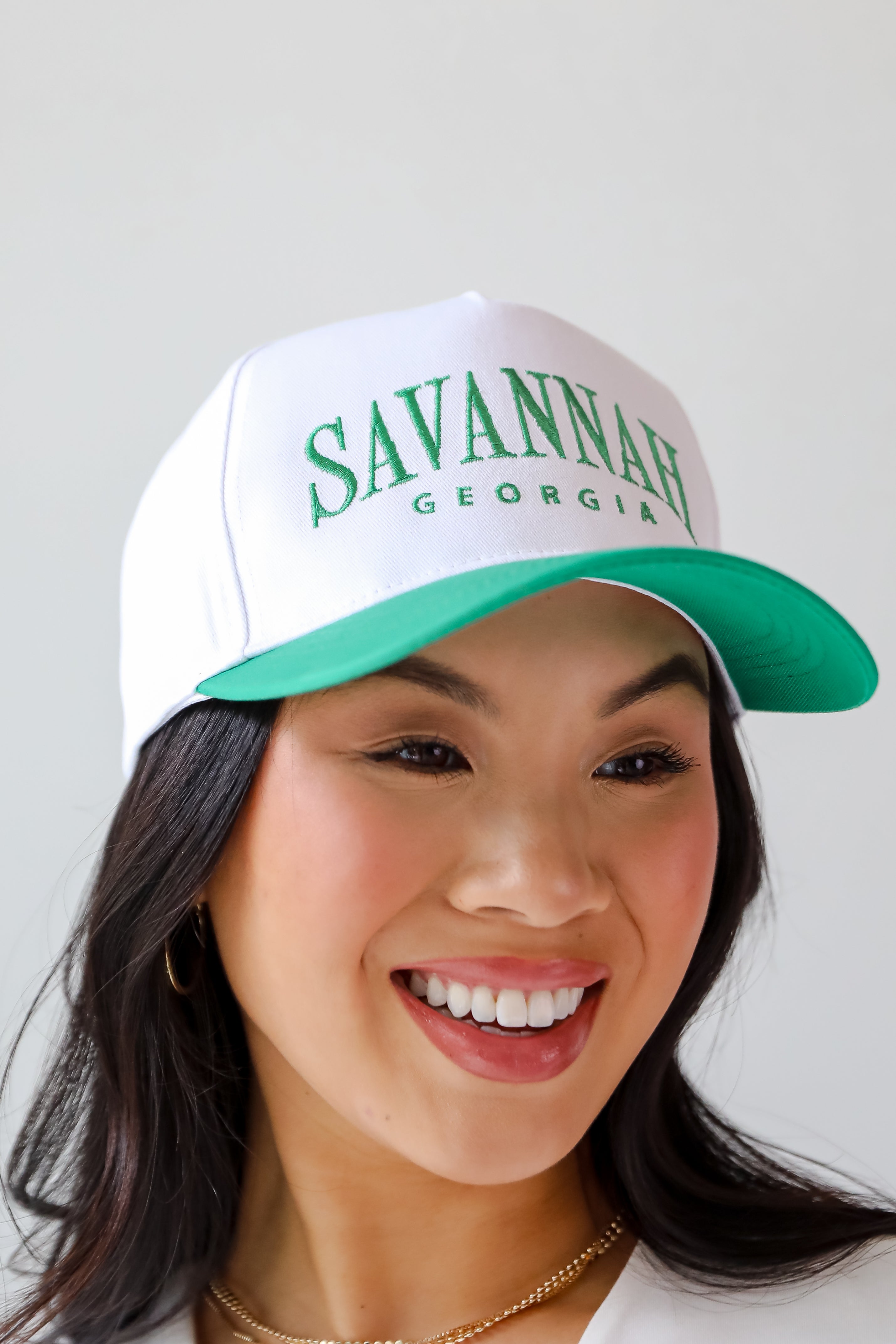Green Savannah Georgia Color Block Hat
