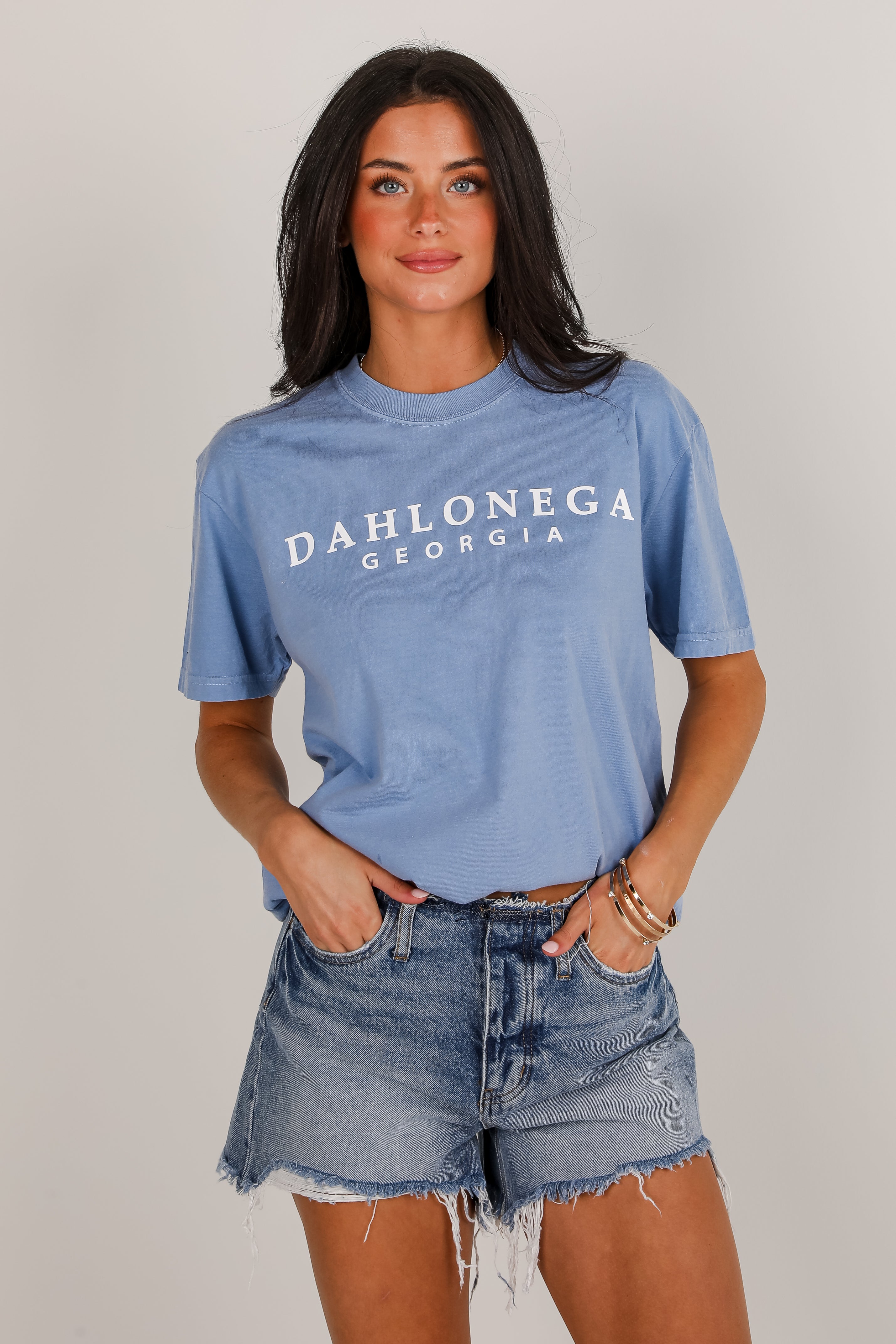 Light Blue Dahlonega Georgia Tee