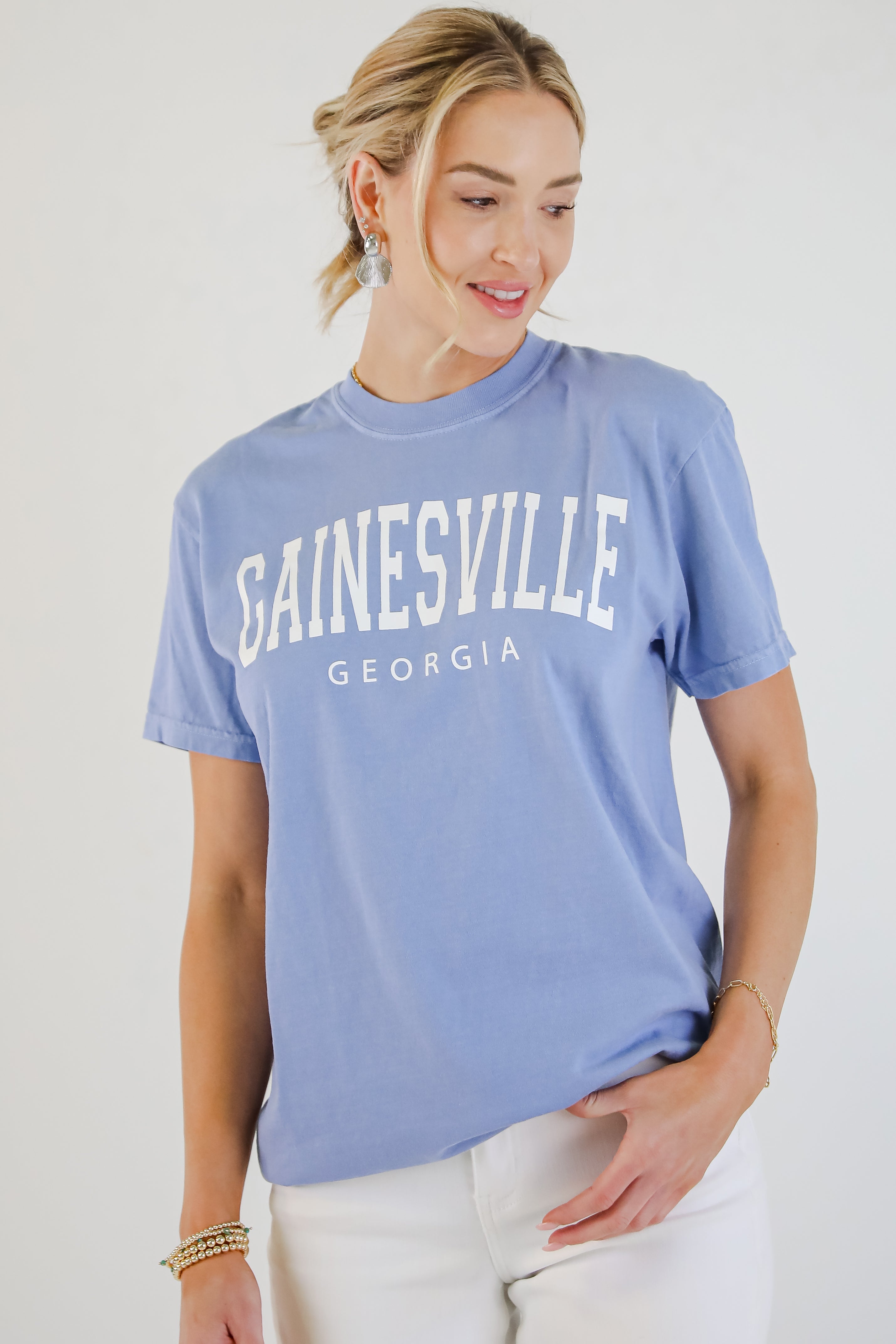 Light Blue Gainesville Georgia Tee