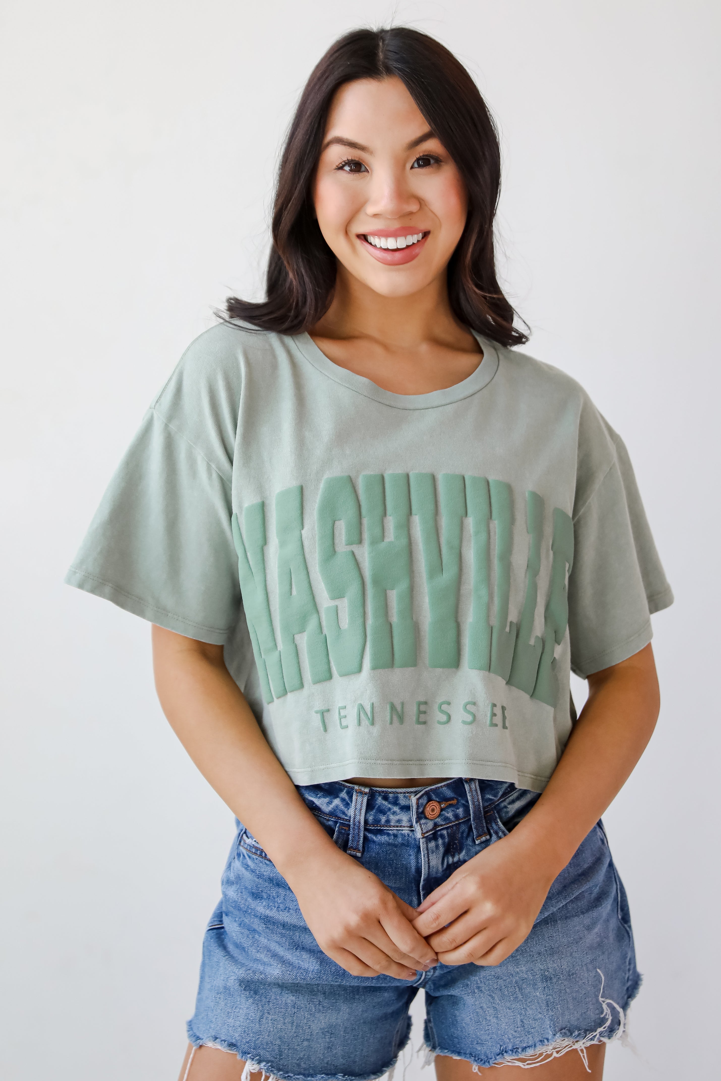 Nashville Tennessee Cropped Tee