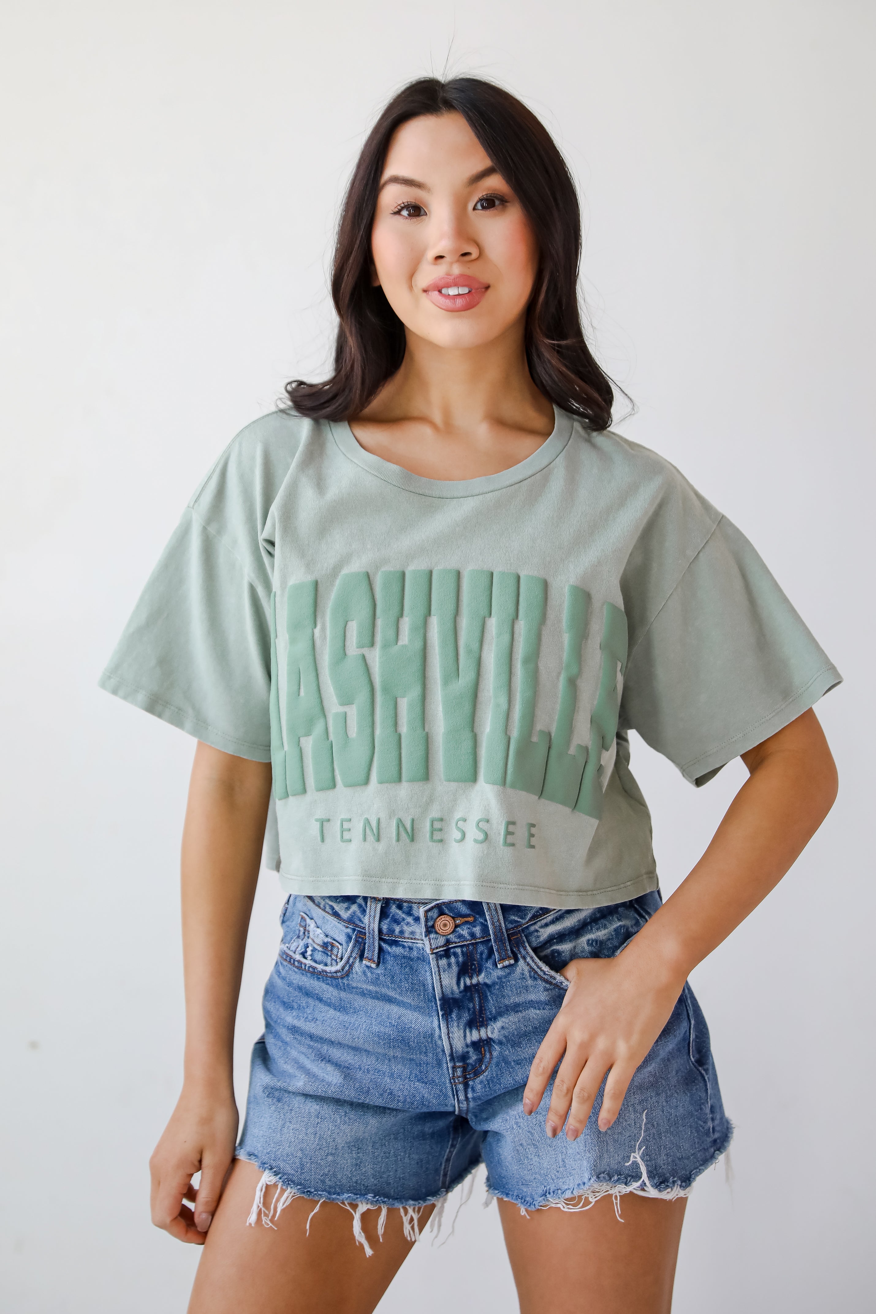 Nashville Tennessee Cropped Tee
