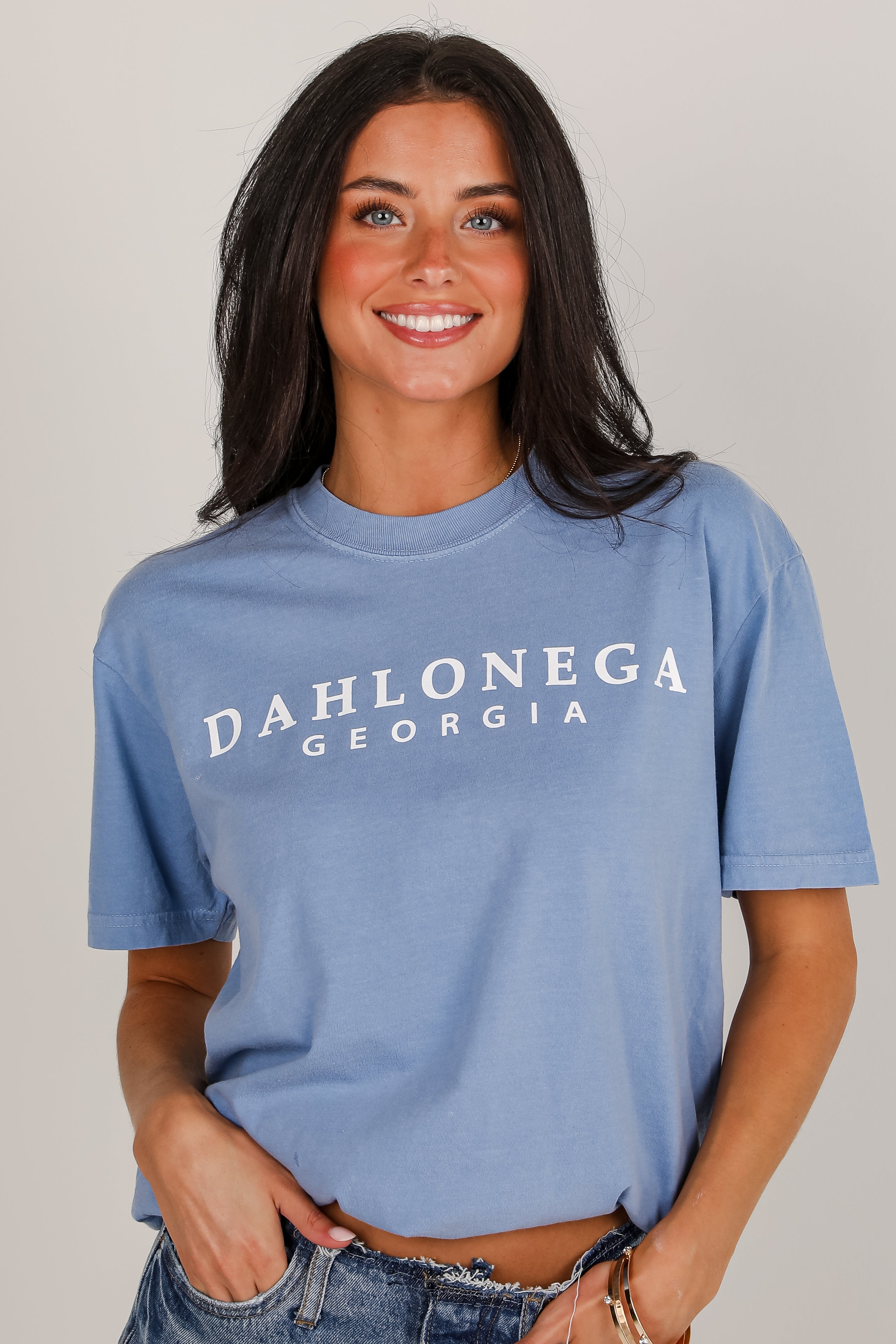 Light Blue Dahlonega Georgia Tee