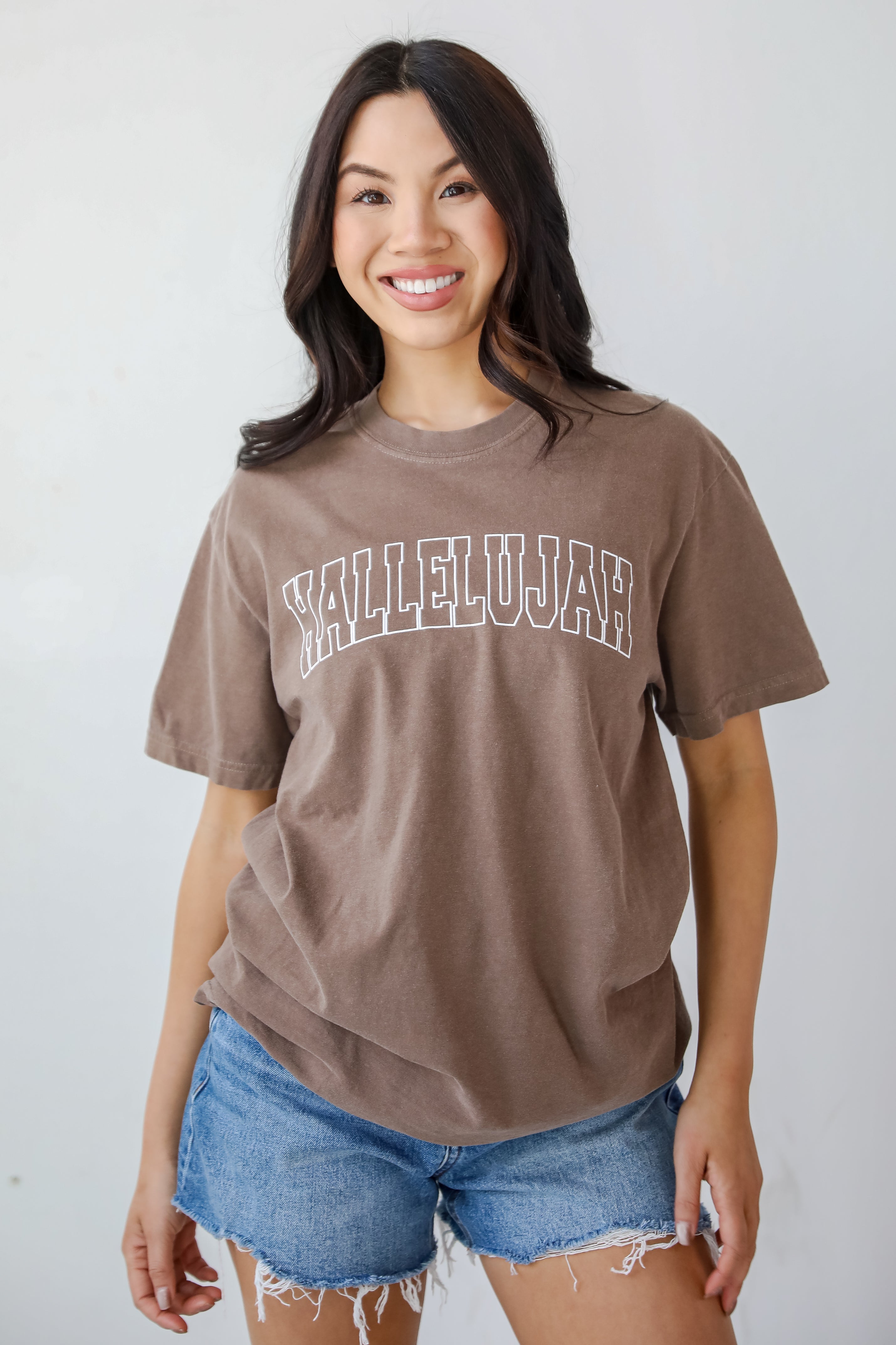 Brown Hallelujah Tee