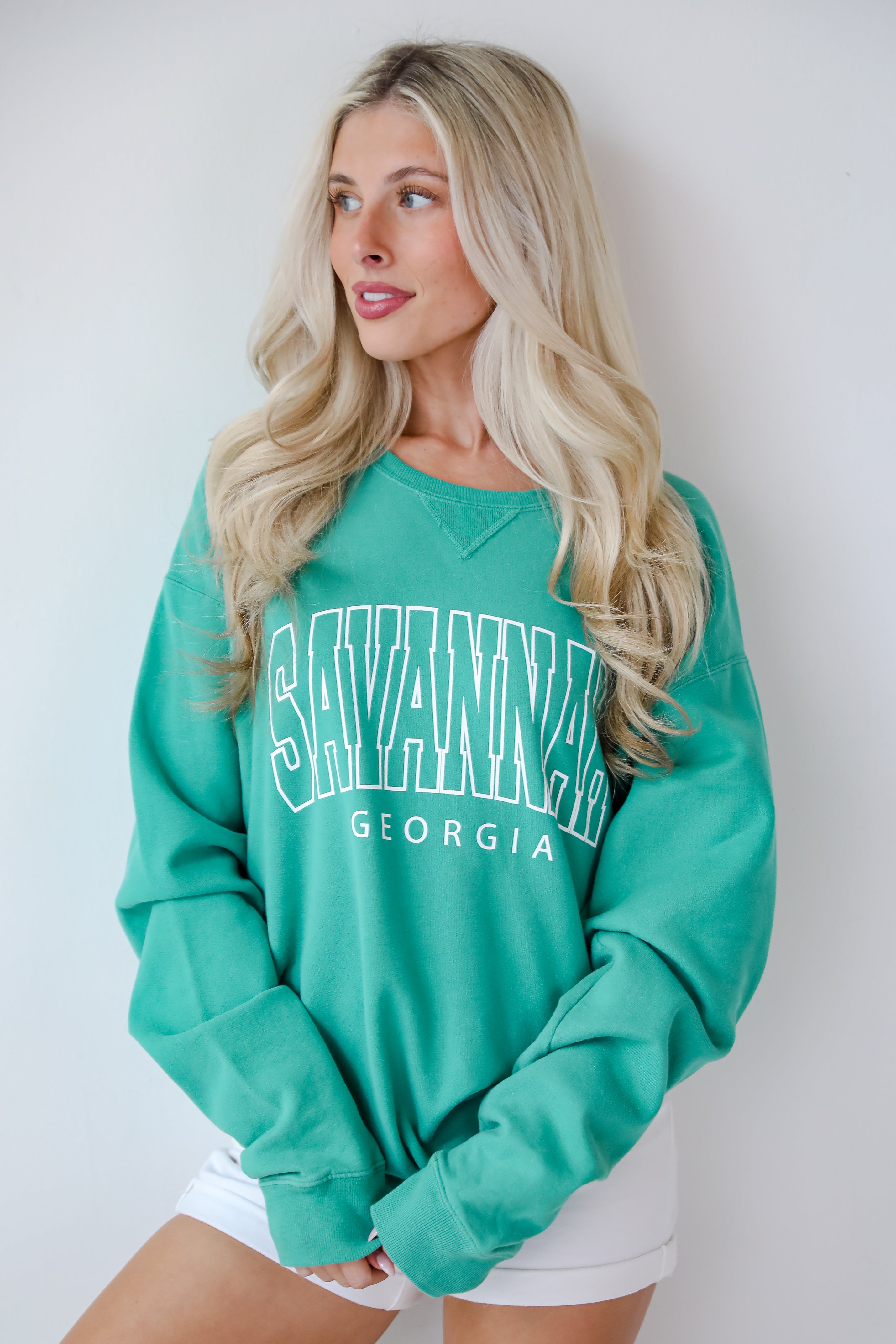 Green Savannah Georgia Sweatshirt