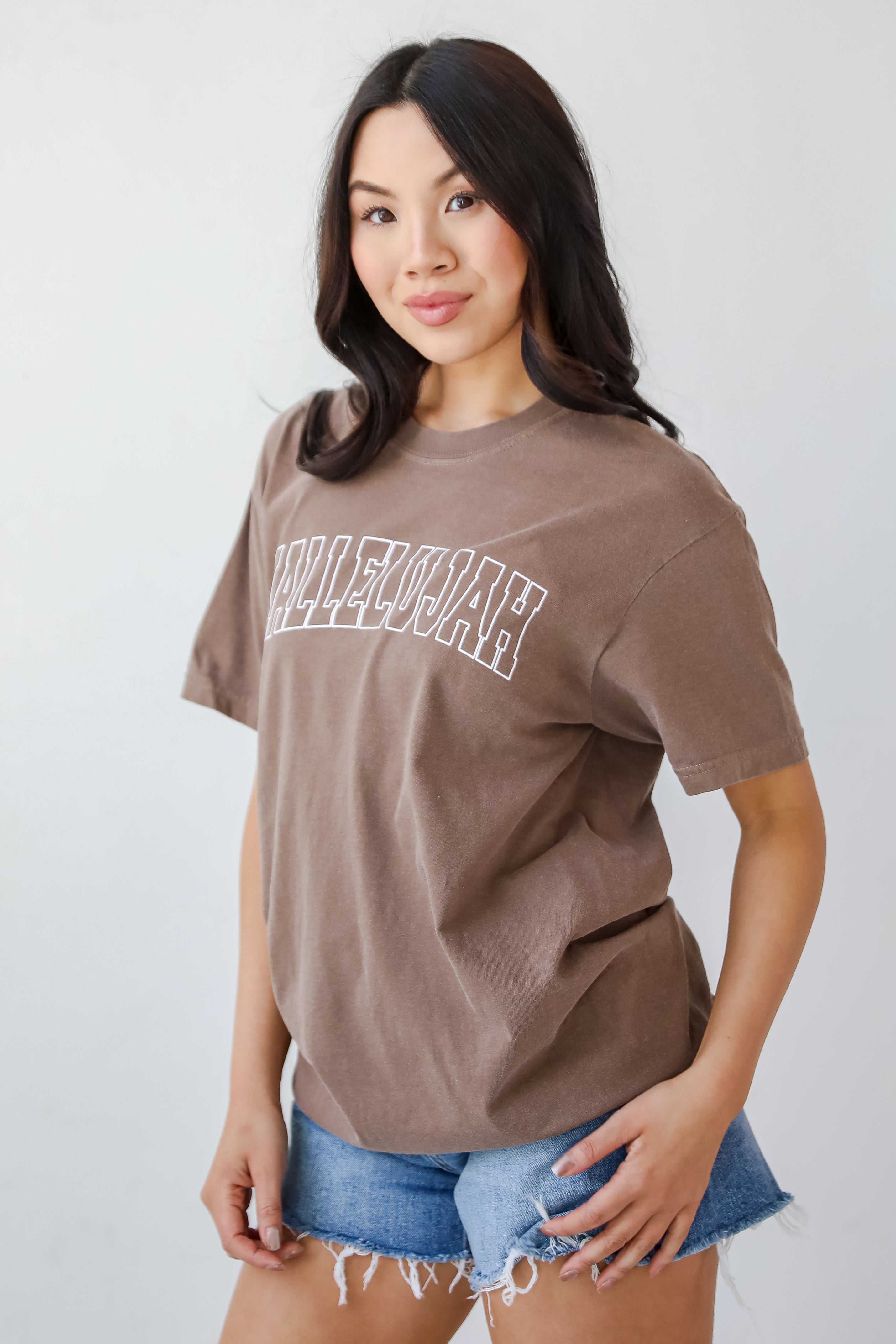 Brown Hallelujah Tee
