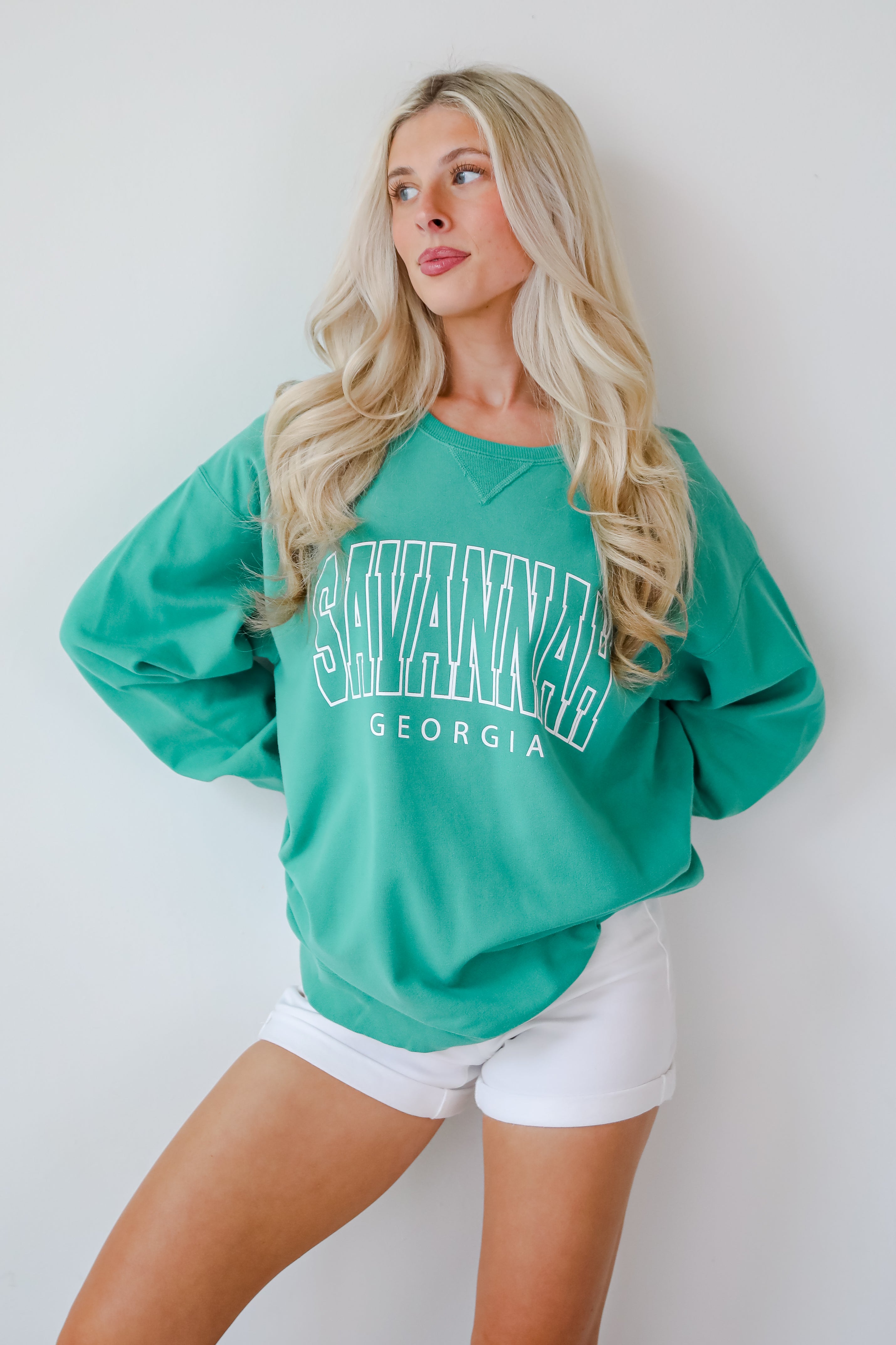 Green Savannah Georgia Sweatshirt