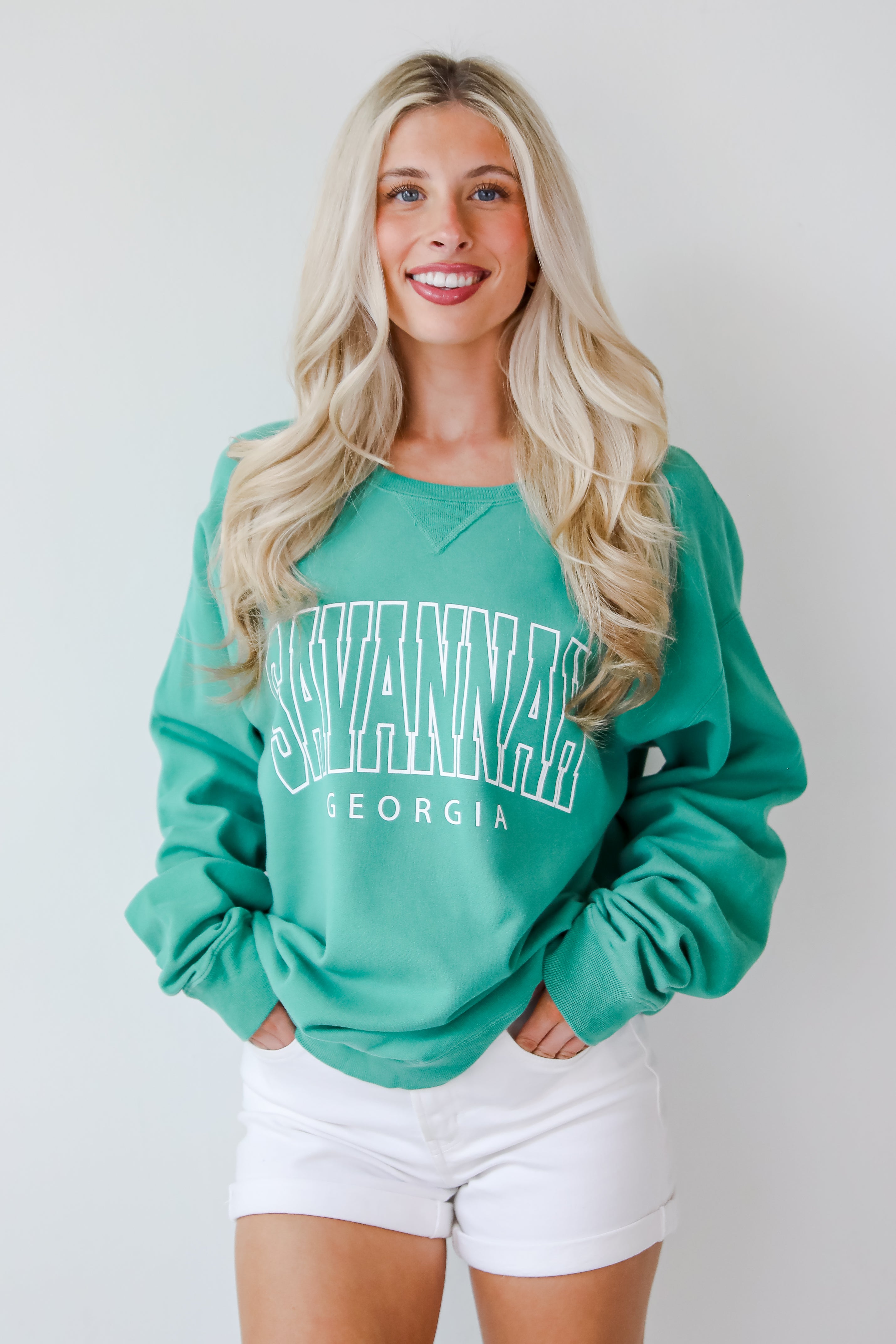 Green Savannah Georgia Sweatshirt