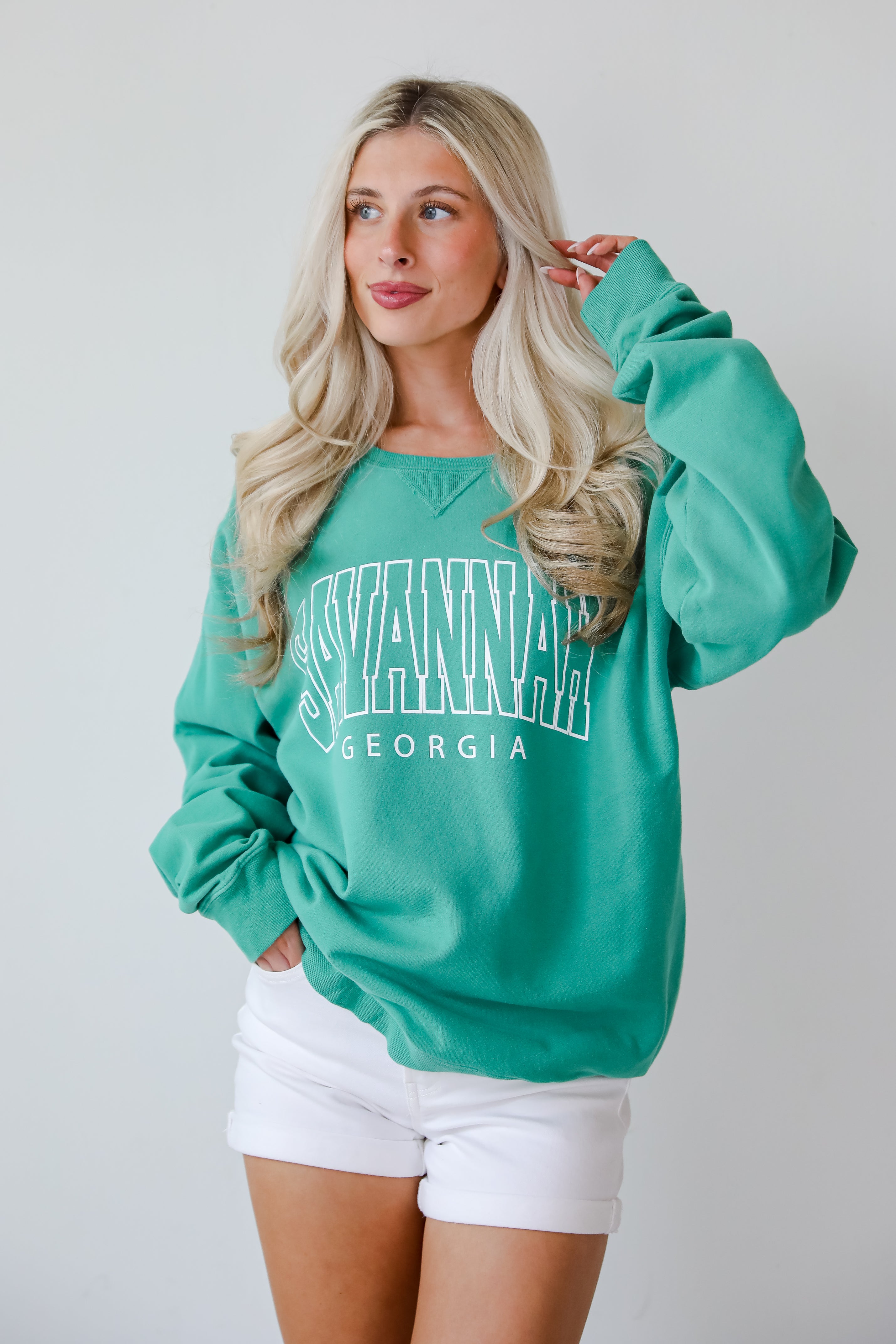 Green Savannah Georgia Sweatshirt