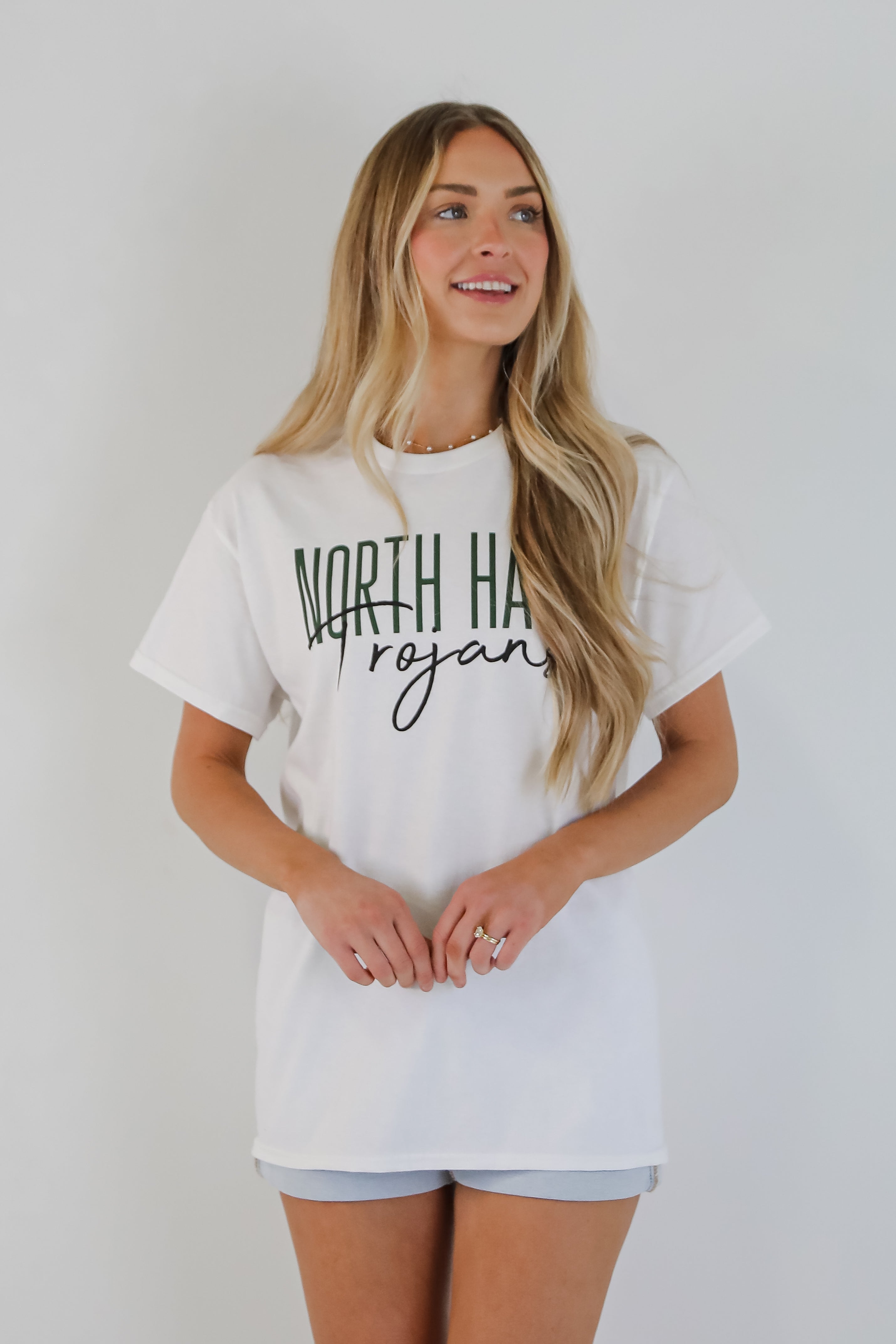 White North Hall Trojans Tee